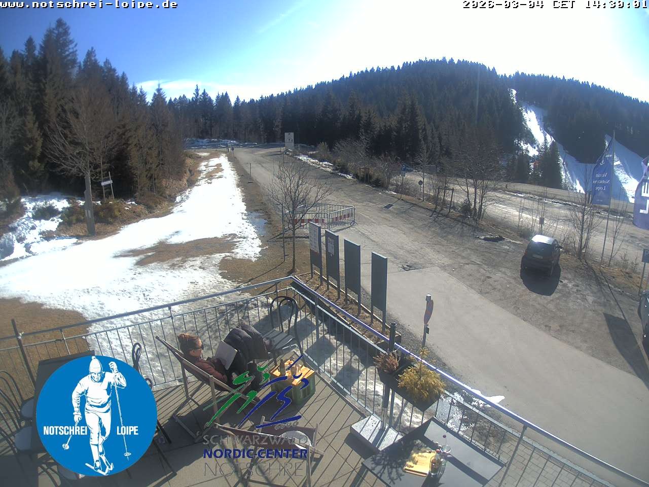 Archived image Webcam Cross Country Skiing Center Notschrei, Black Forest
