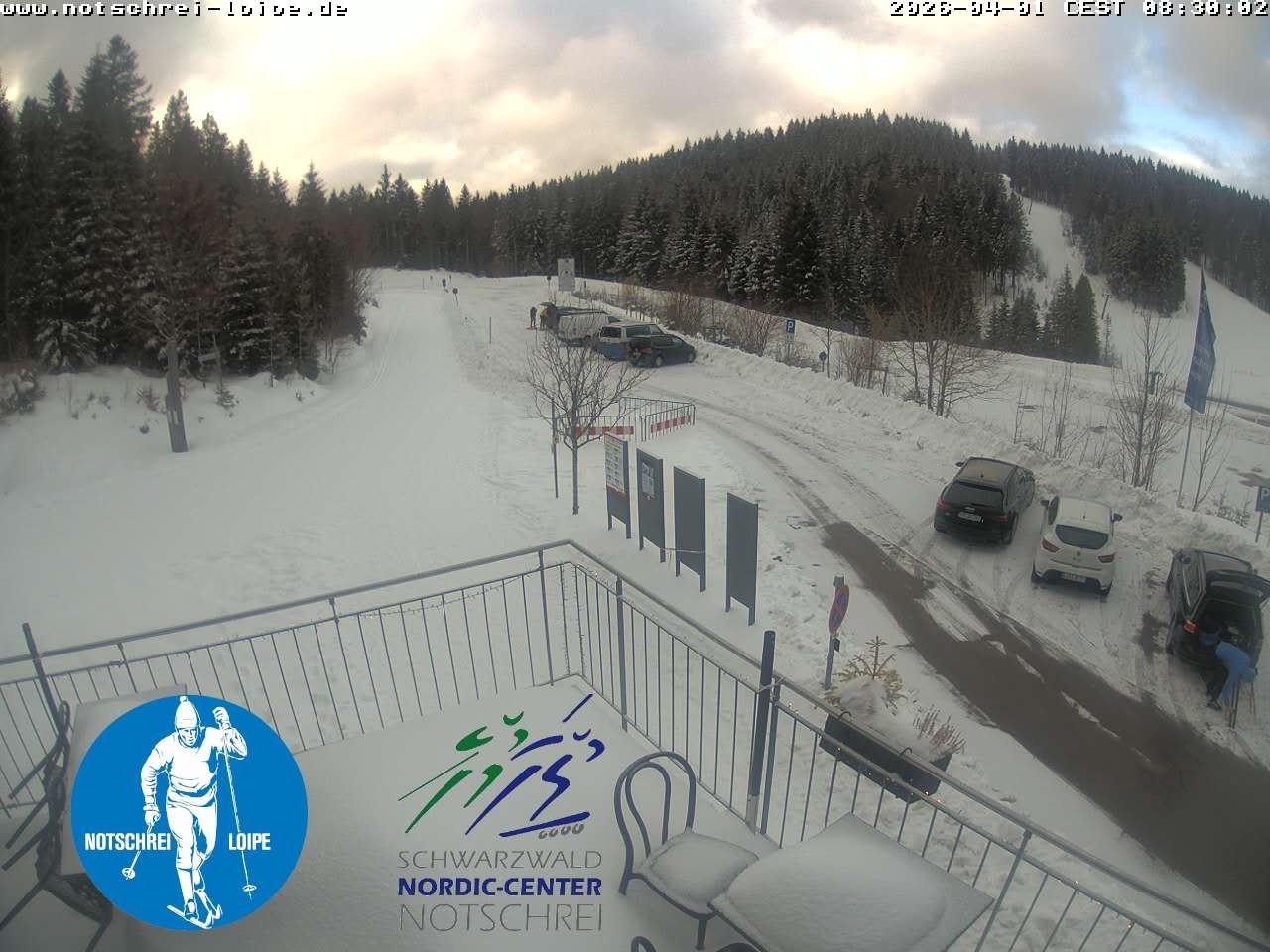 Archived image Webcam Cross Country Skiing Center Notschrei, Black Forest