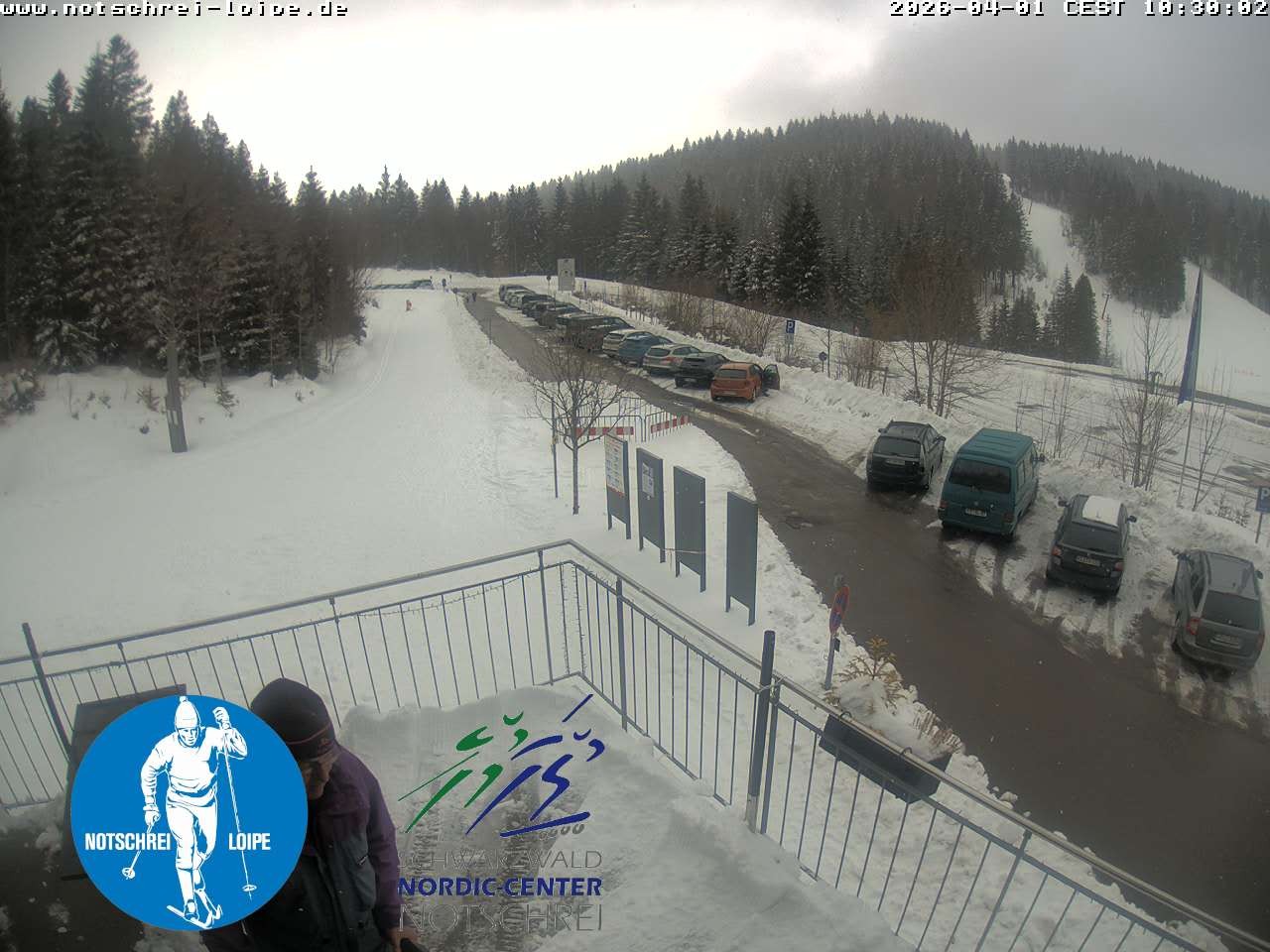 Archived image Webcam Cross Country Skiing Center Notschrei, Black Forest