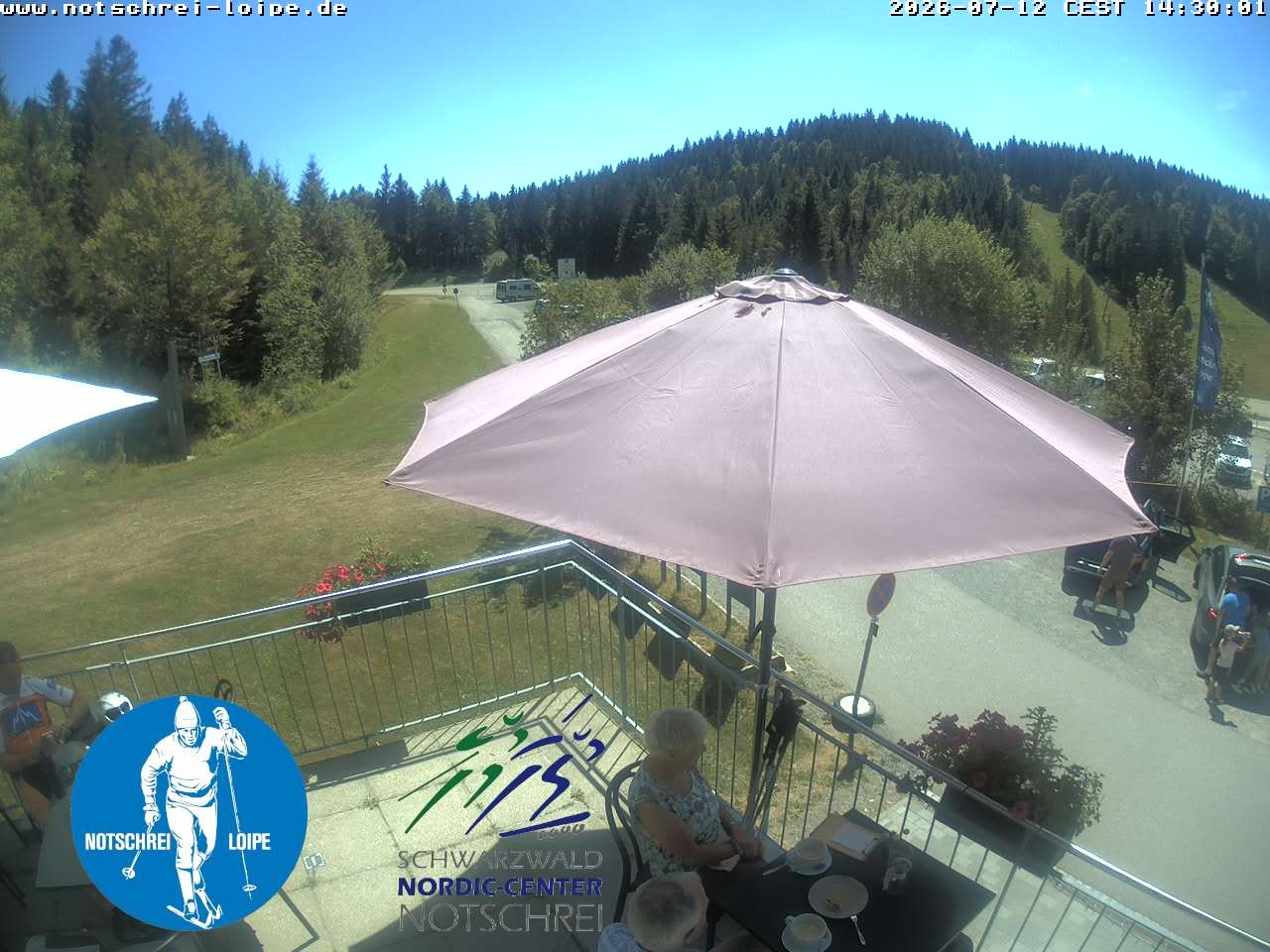 Archived image Webcam Cross Country Skiing Center Notschrei, Black Forest