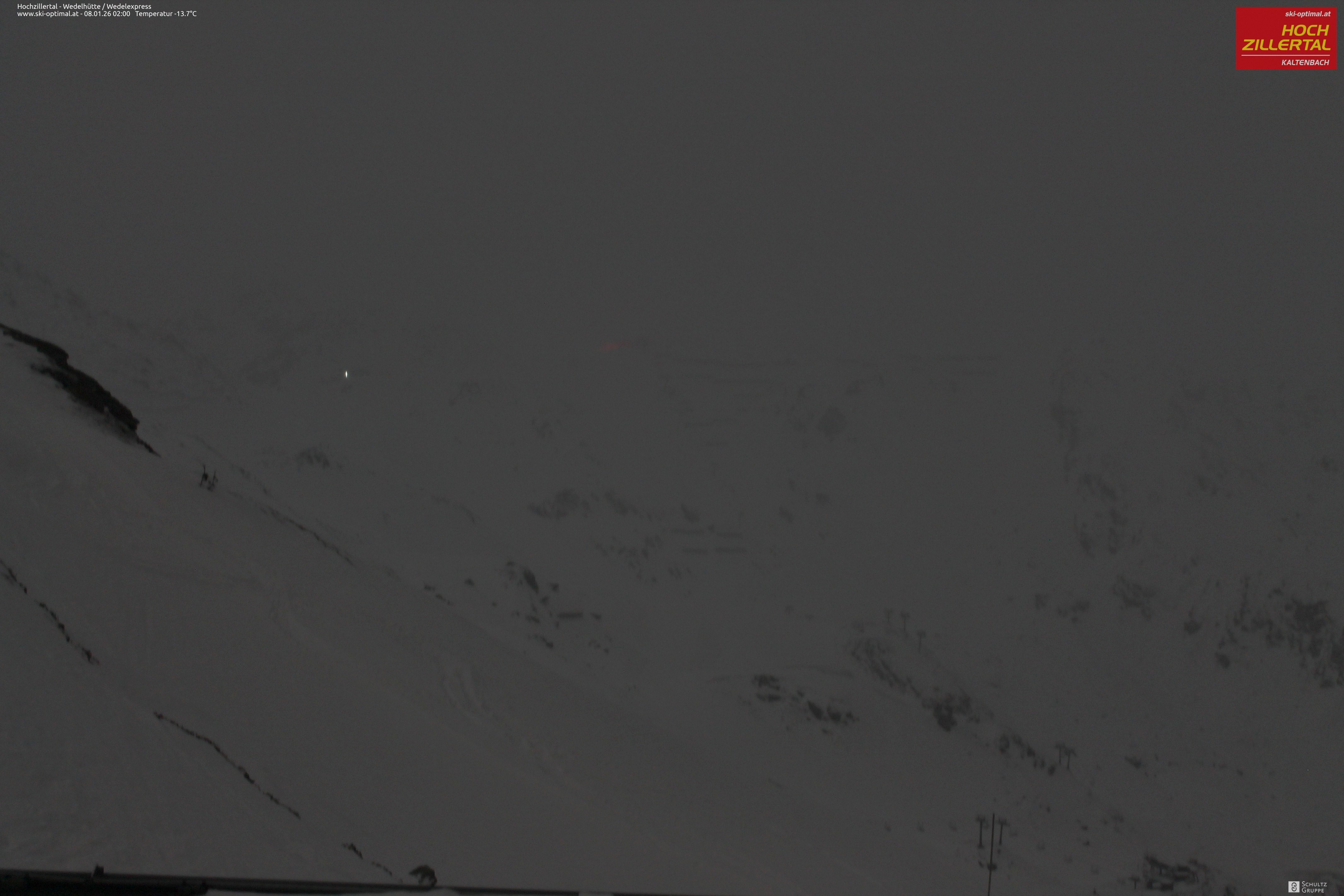 Archiv Foto Webcam Hochzillertal: Blick zur Wedelhütte