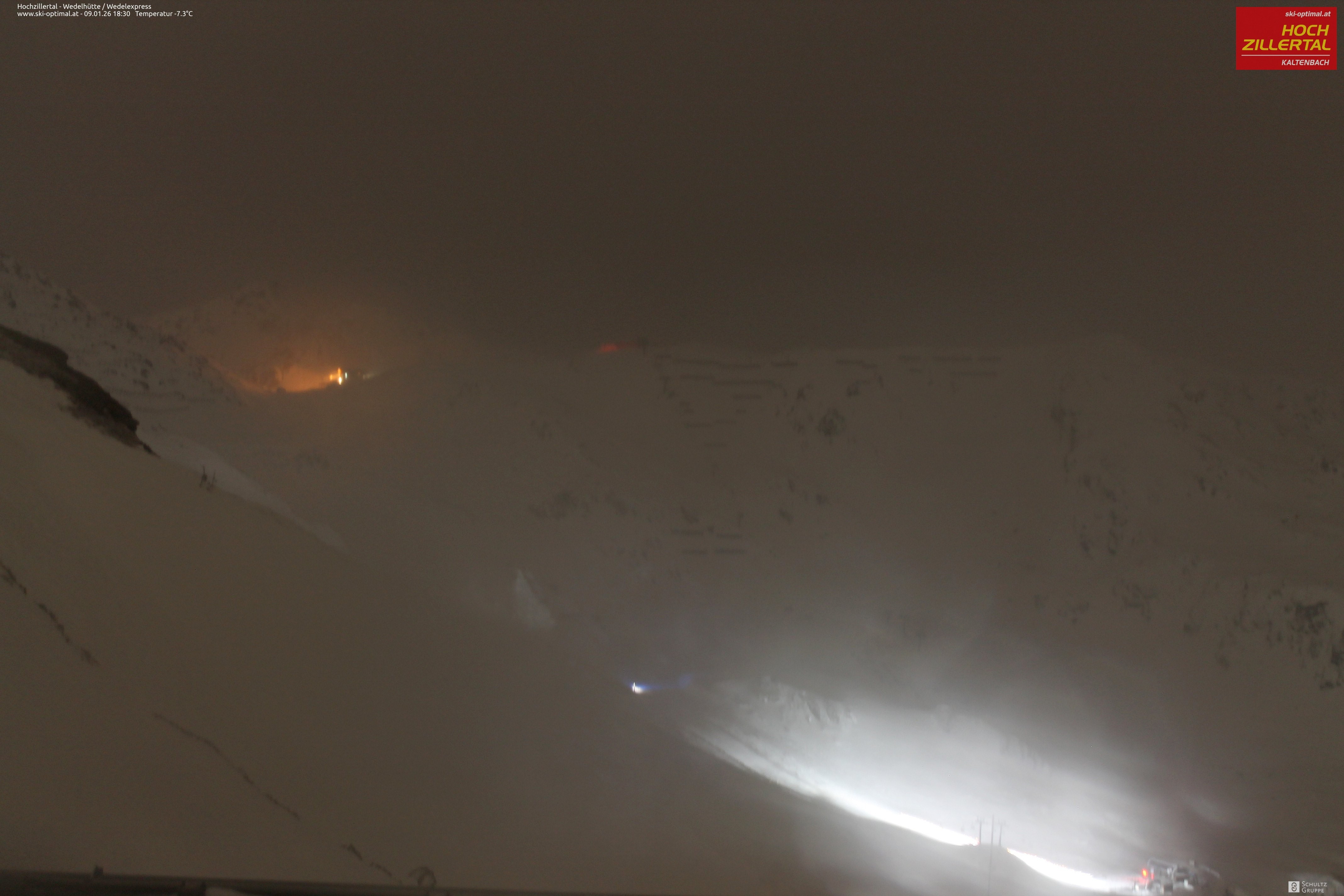 Archiv Foto Webcam Hochzillertal: Blick zur Wedelhütte