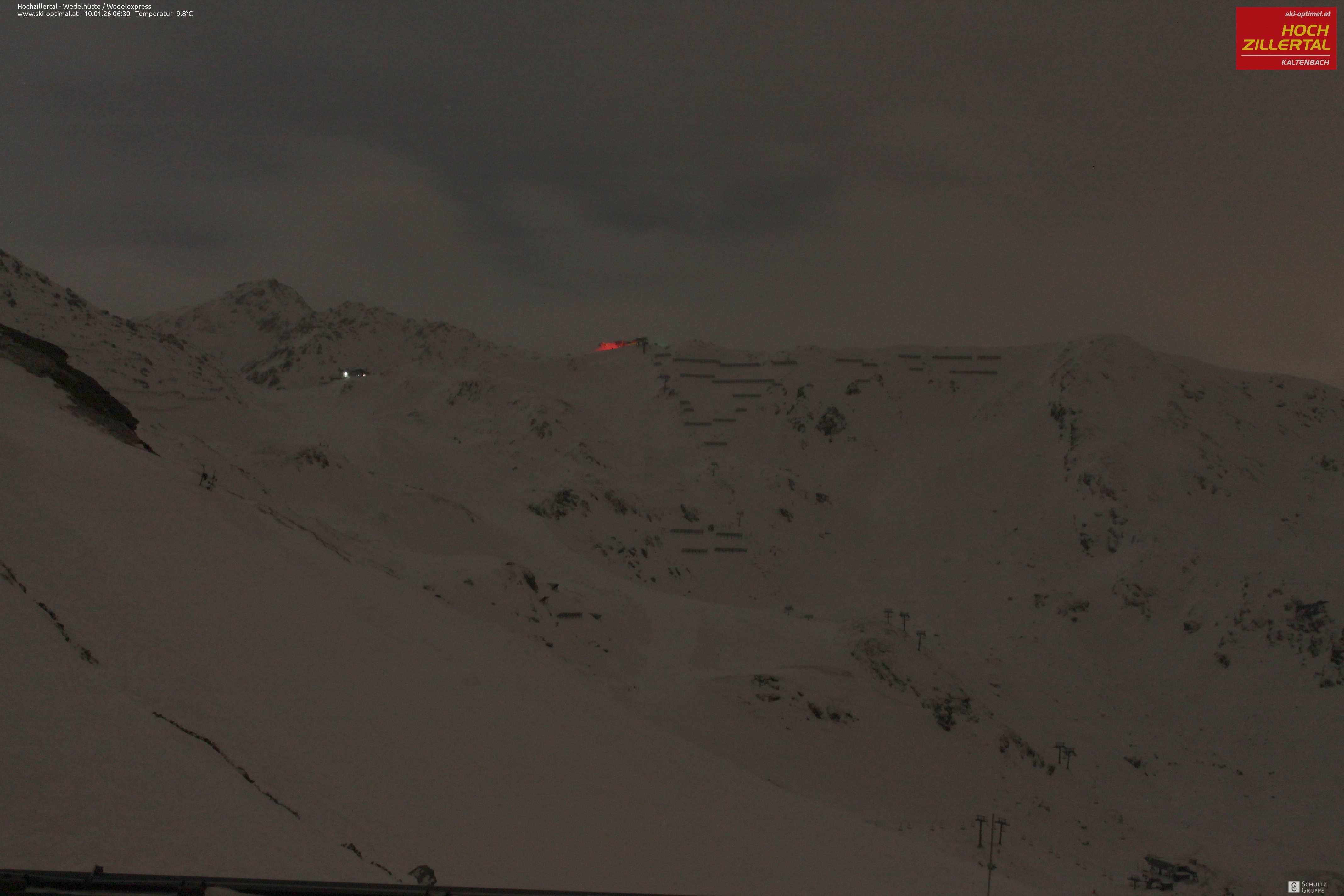 Archiv Foto Webcam Hochzillertal: Blick zur Wedelhütte