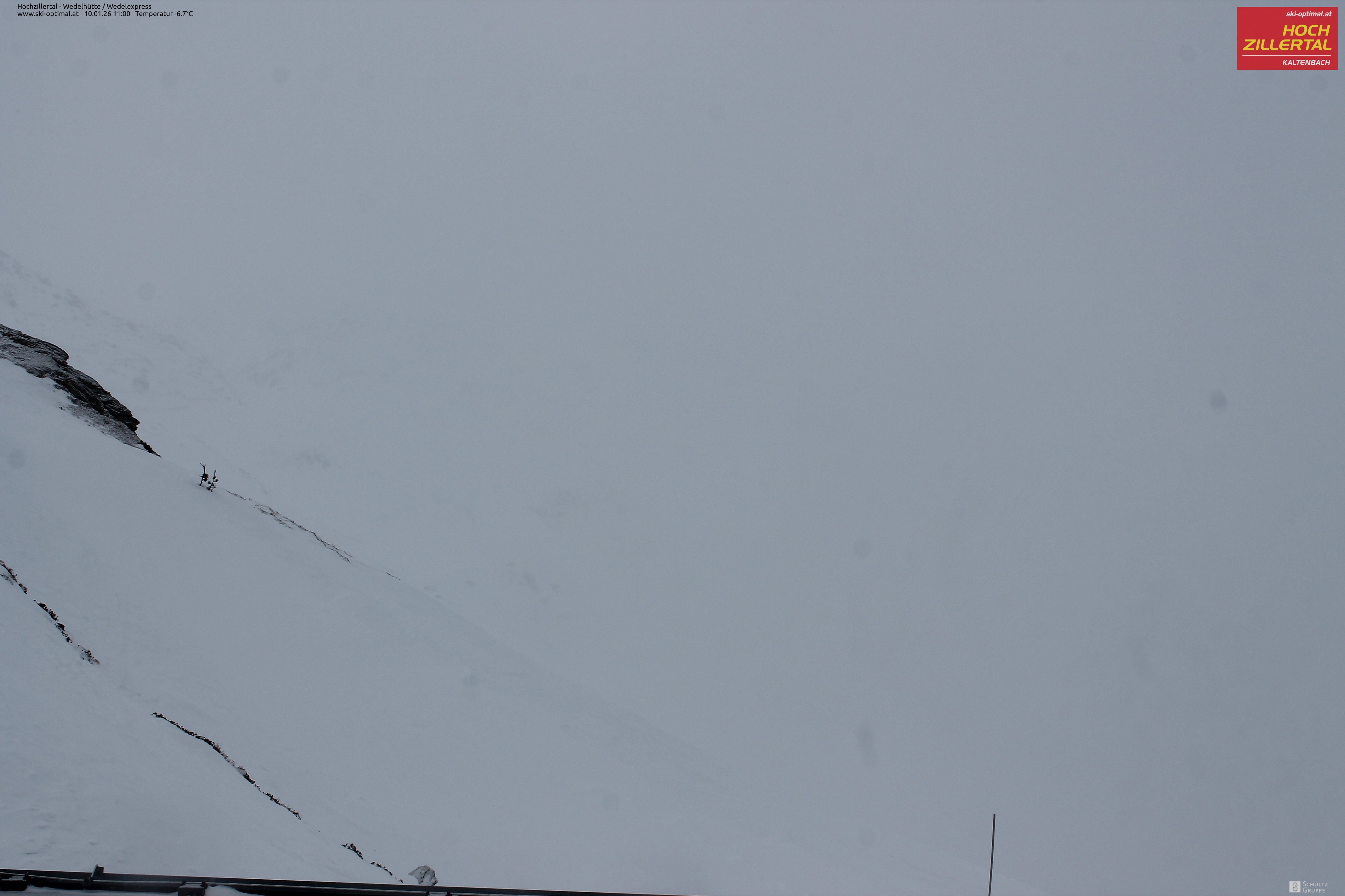 Archiv Foto Webcam Hochzillertal: Blick zur Wedelhütte