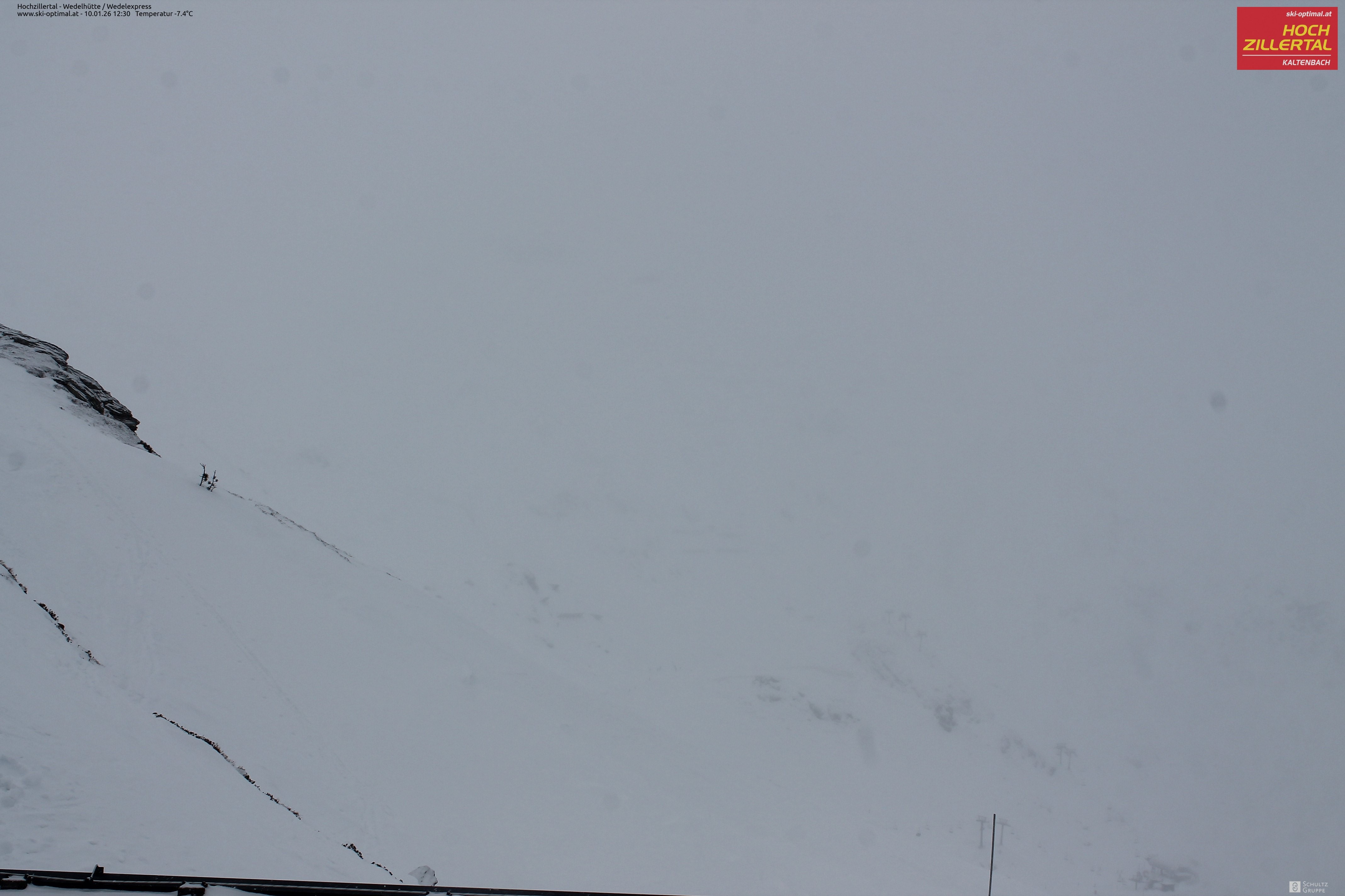 Archiv Foto Webcam Hochzillertal: Blick zur Wedelhütte