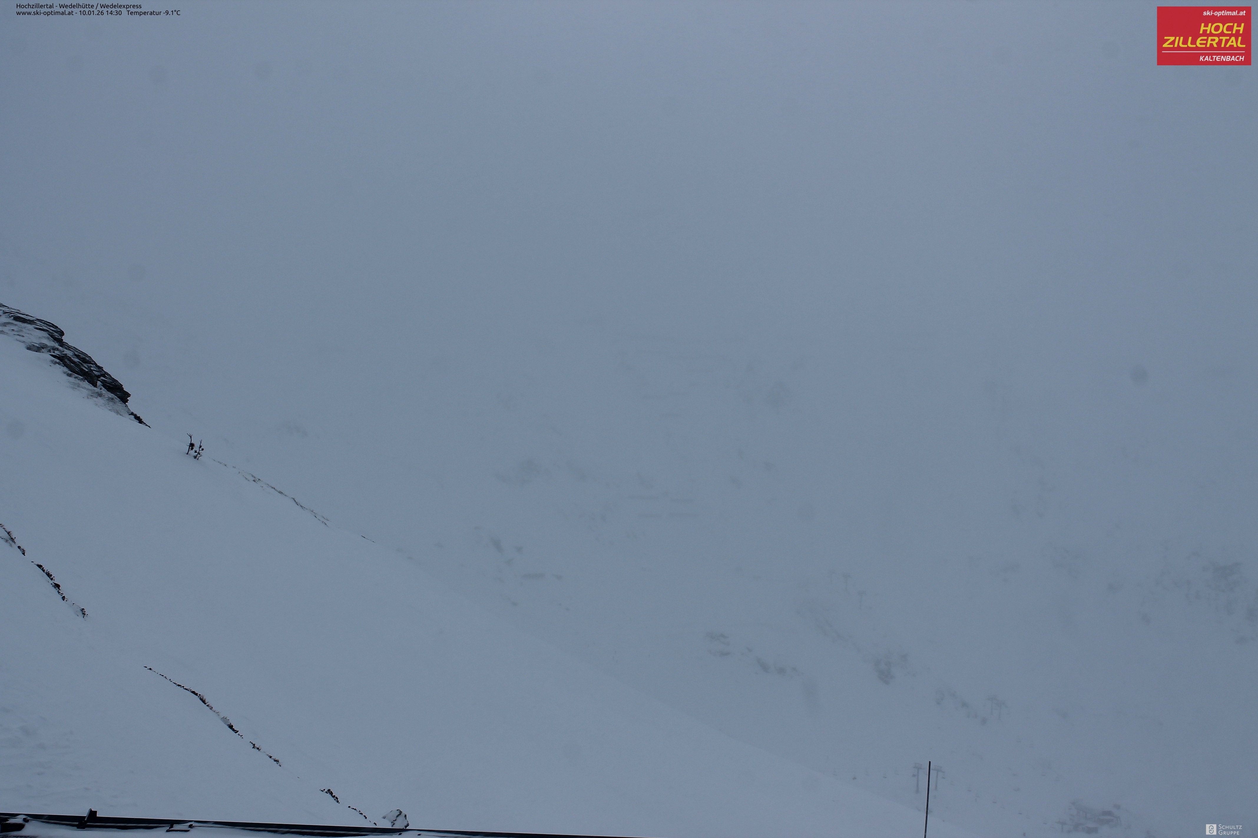 Archiv Foto Webcam Hochzillertal: Blick zur Wedelhütte