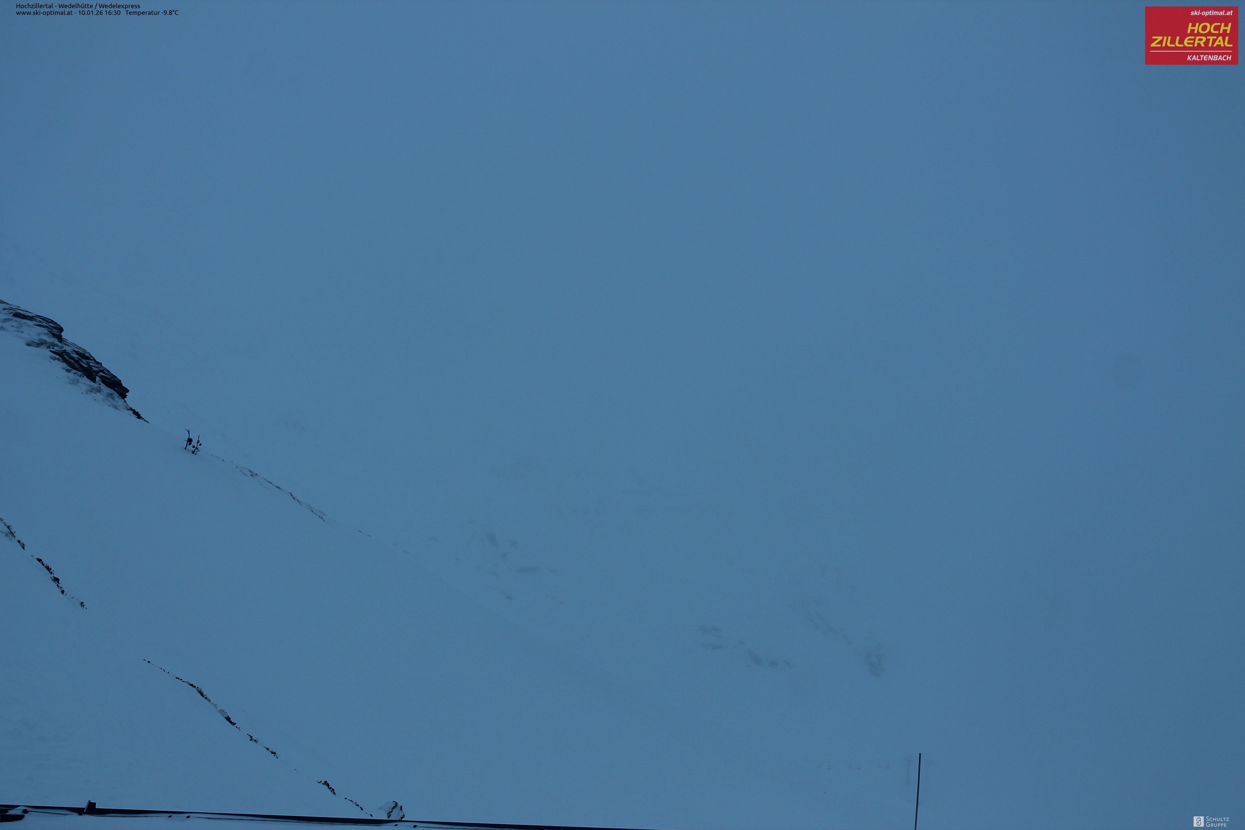 Archiv Foto Webcam Hochzillertal: Blick zur Wedelhütte