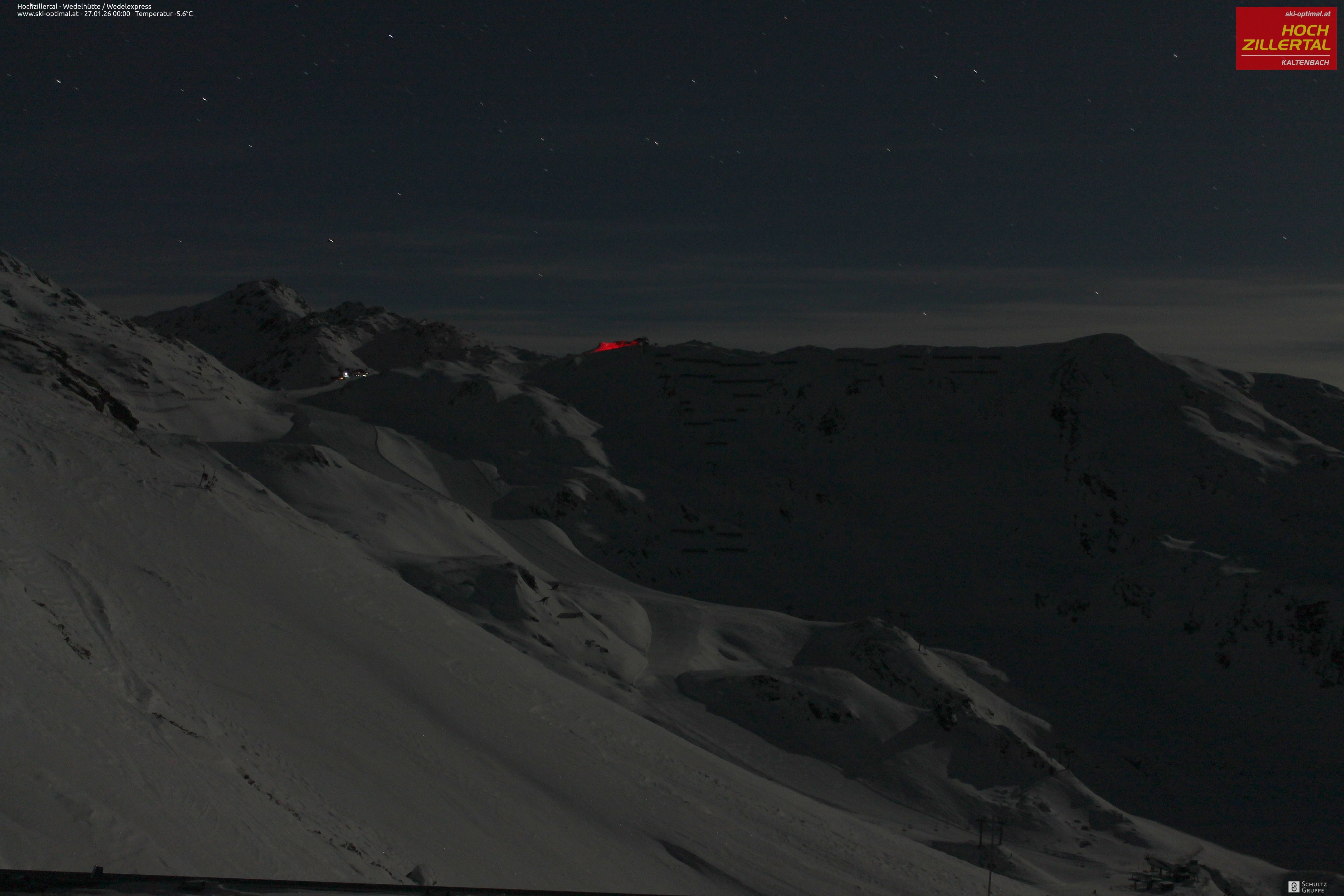 Archiv Foto Webcam Hochzillertal: Blick zur Wedelhütte