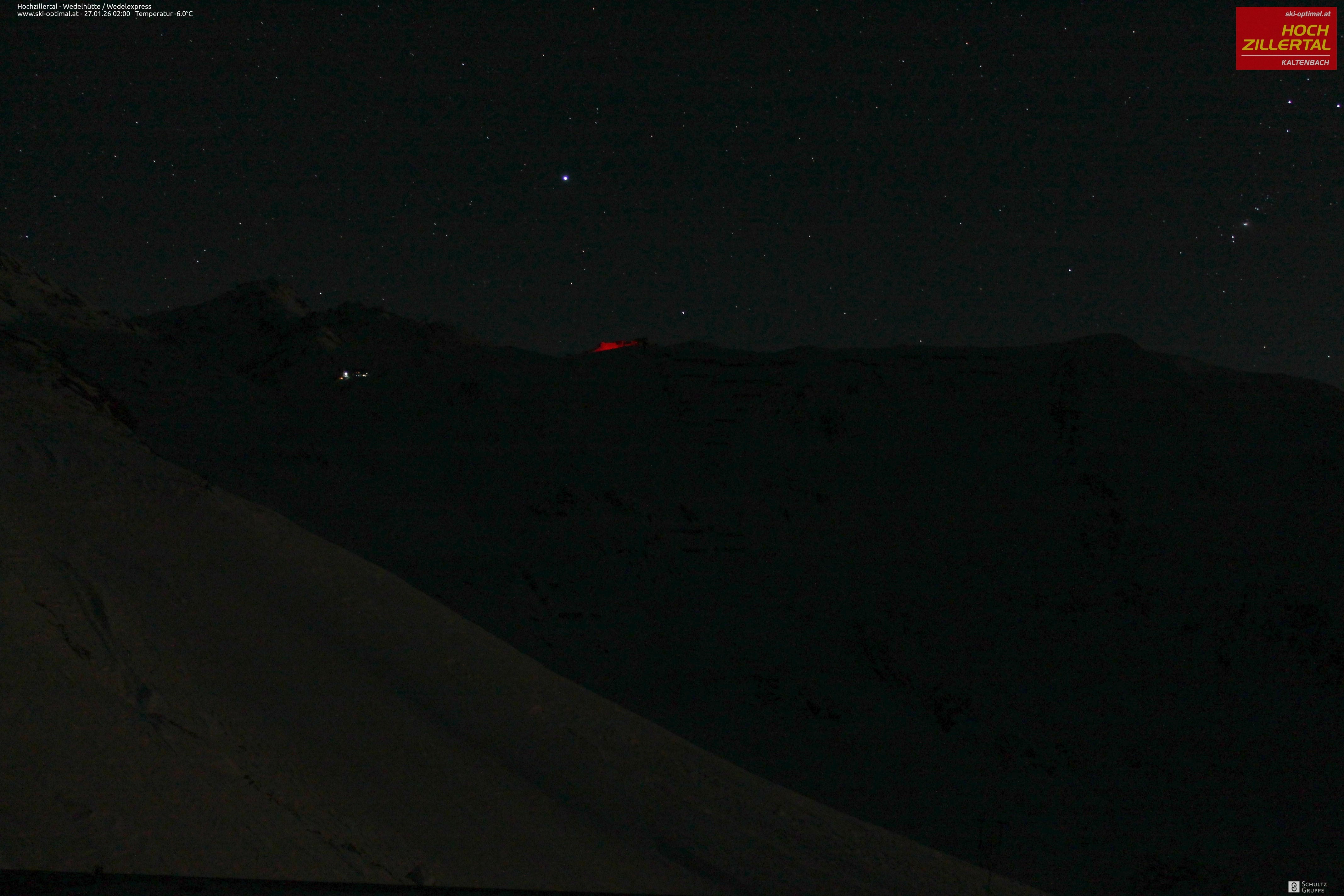 Archiv Foto Webcam Hochzillertal: Blick zur Wedelhütte