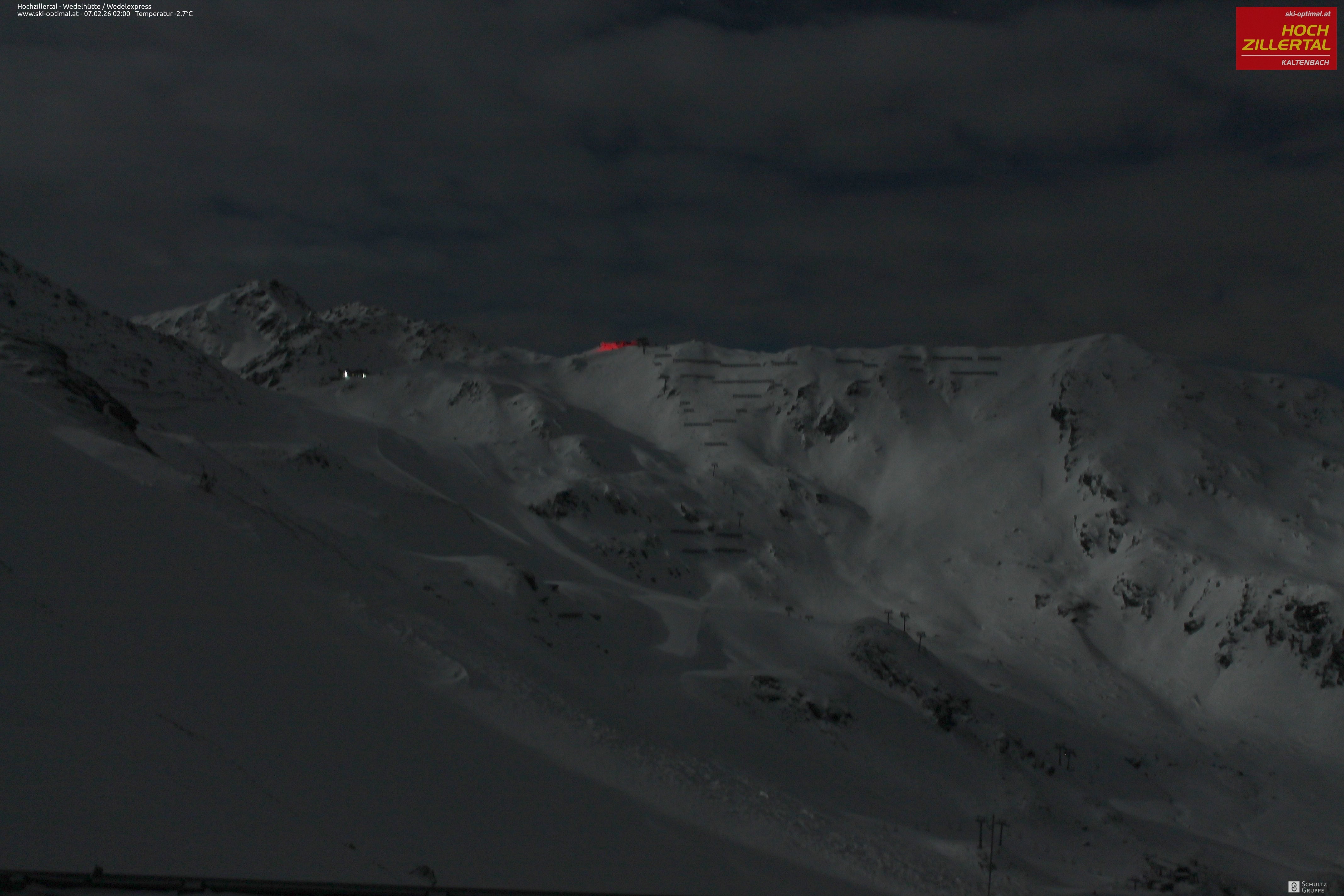 Archiv Foto Webcam Hochzillertal: Blick zur Wedelhütte