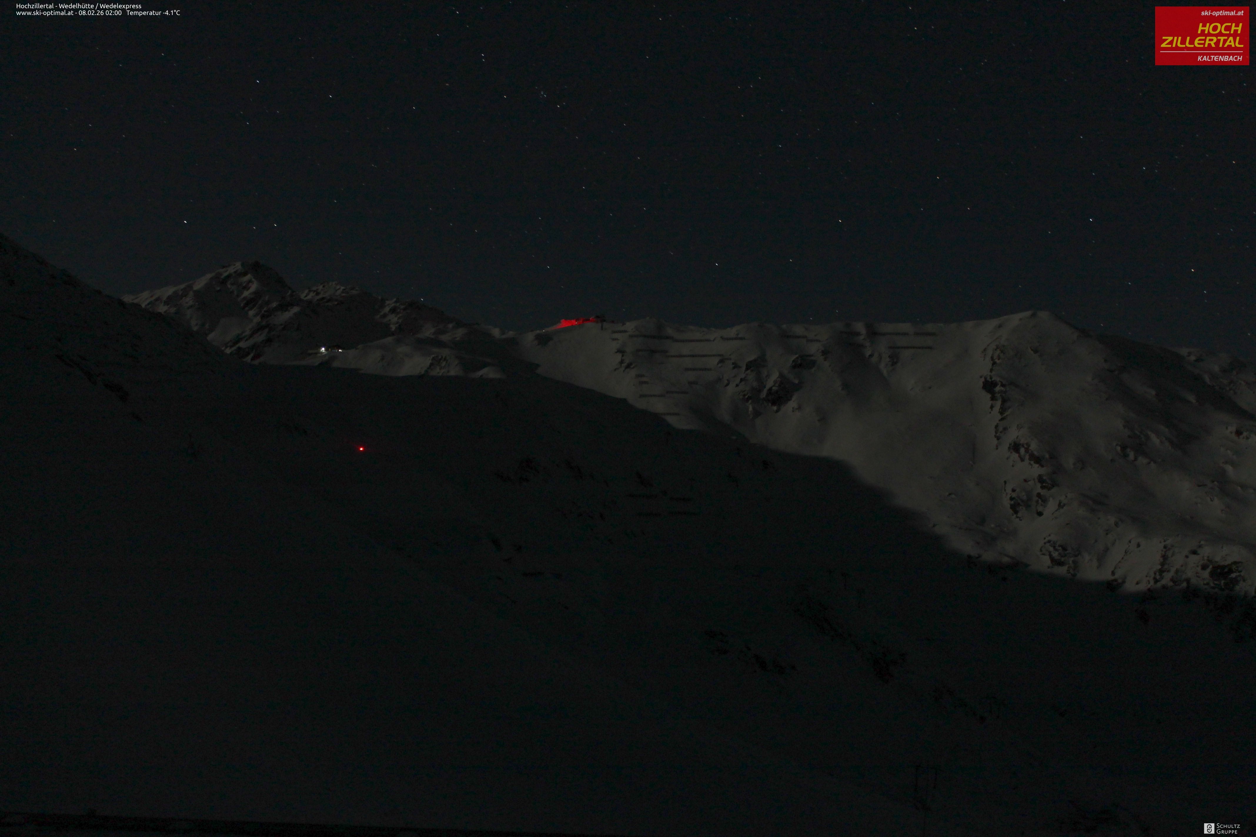Archiv Foto Webcam Hochzillertal: Blick zur Wedelhütte