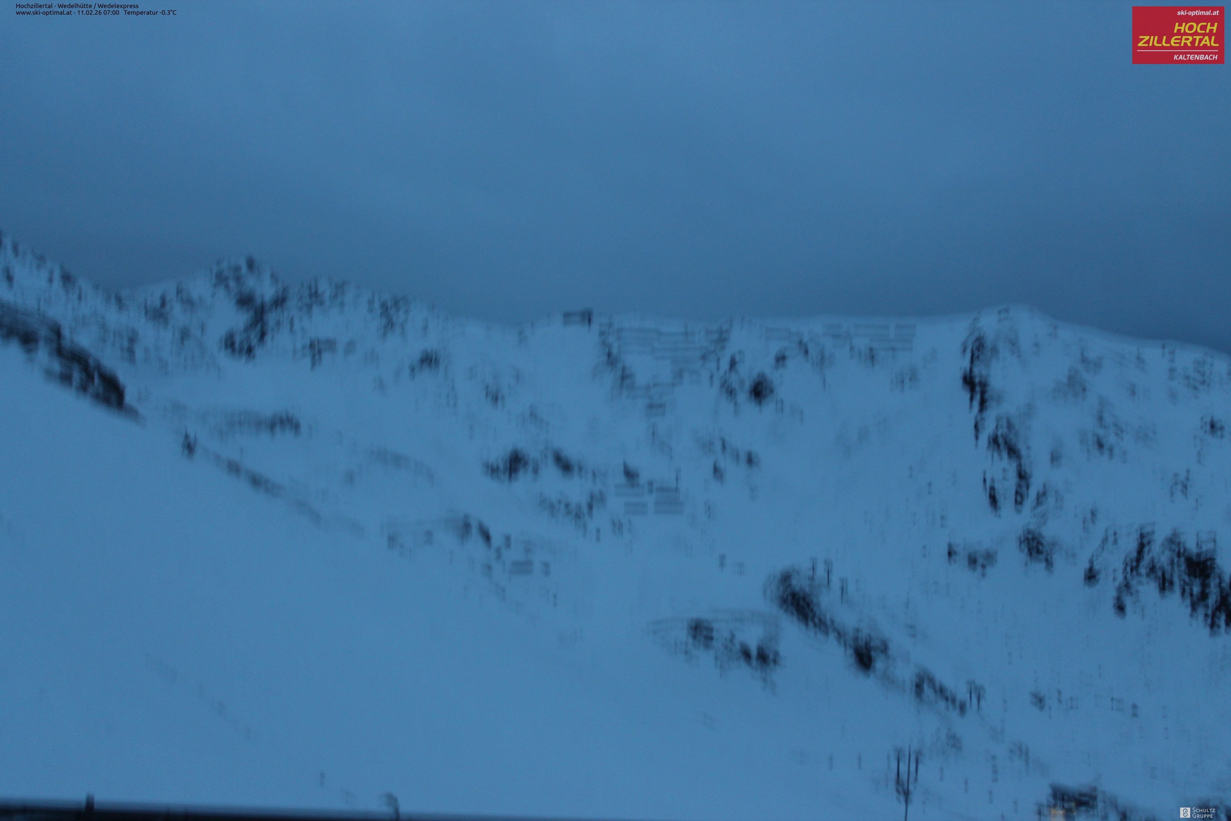 Archiv Foto Webcam Hochzillertal: Blick zur Wedelhütte