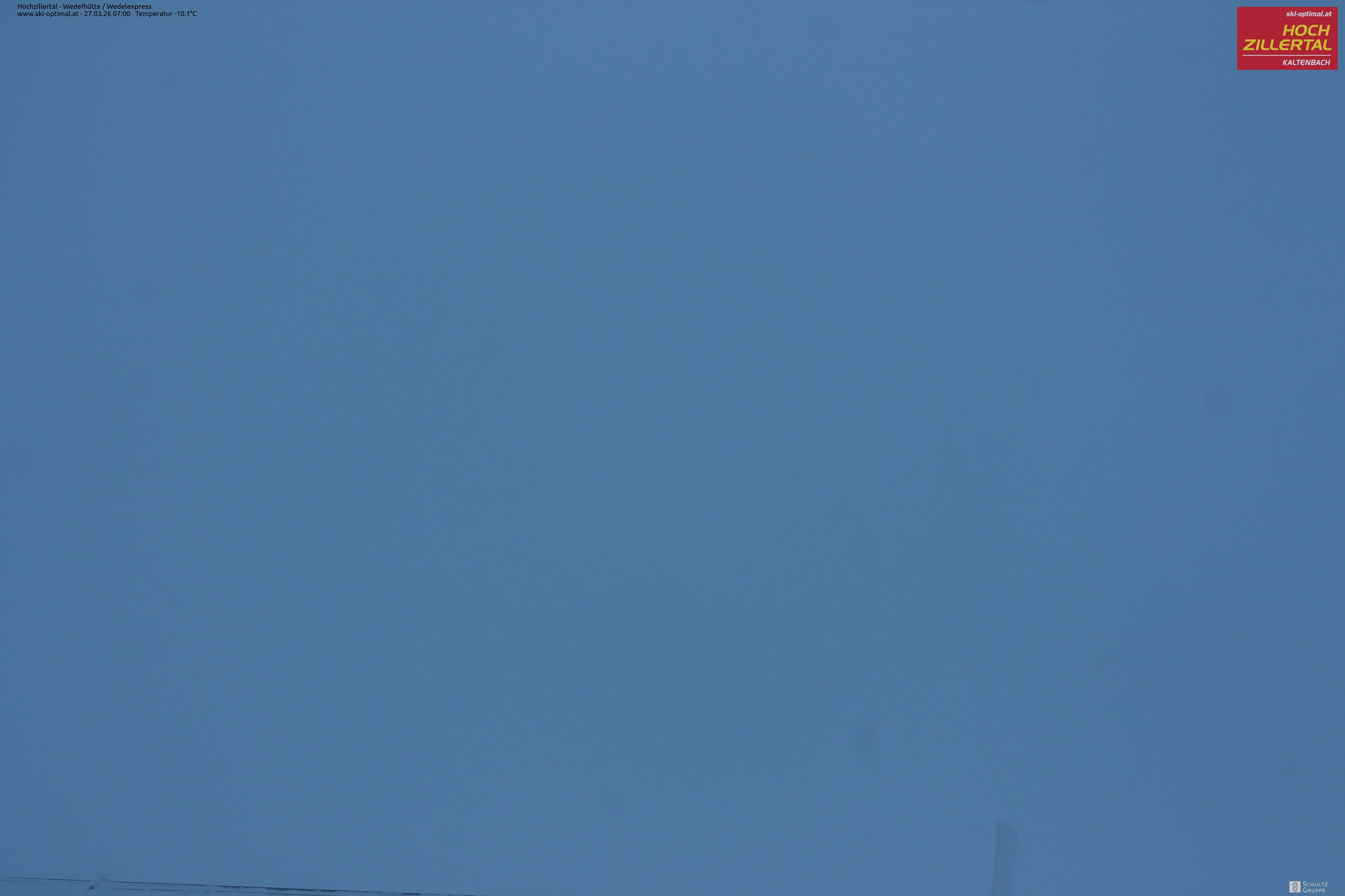 Archiv Foto Webcam Hochzillertal: Blick zur Wedelhütte