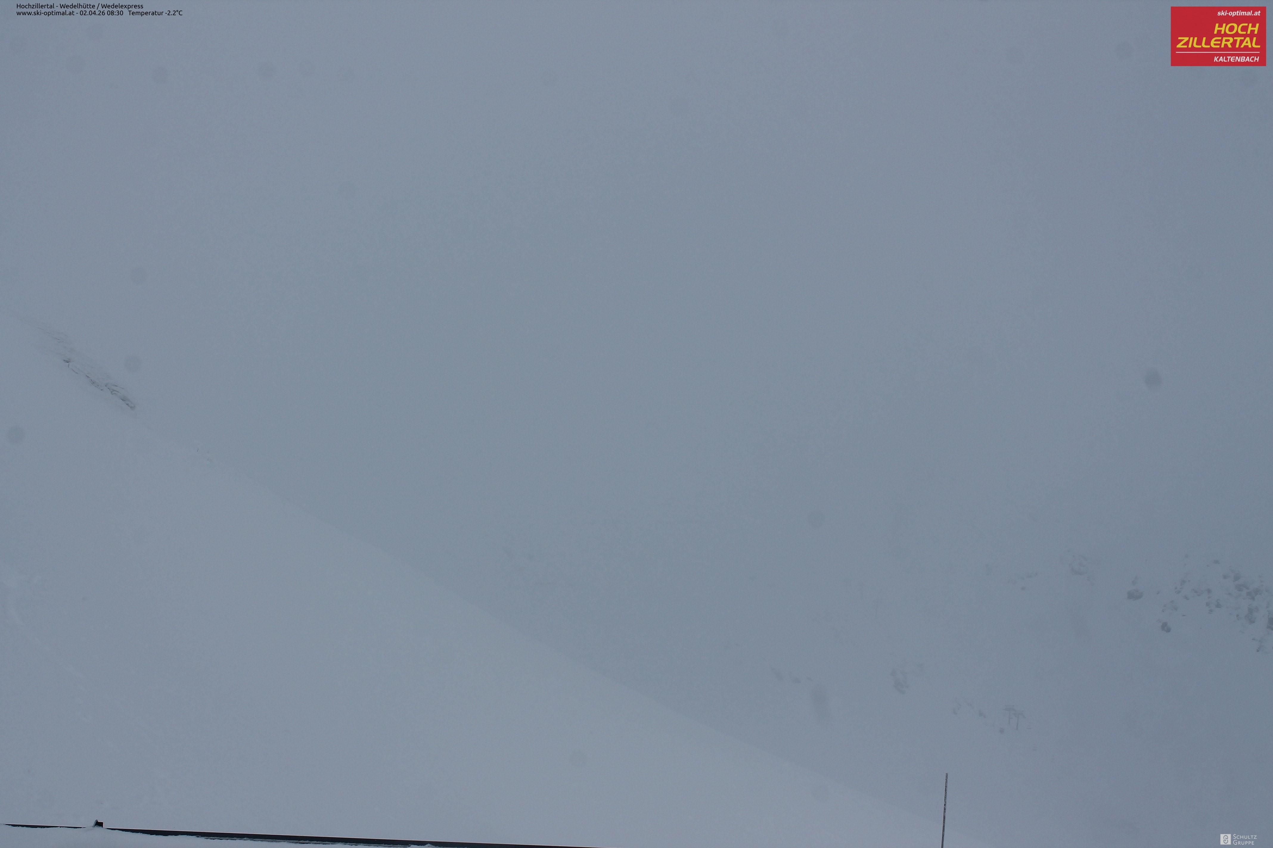 Archiv Foto Webcam Hochzillertal: Blick zur Wedelhütte