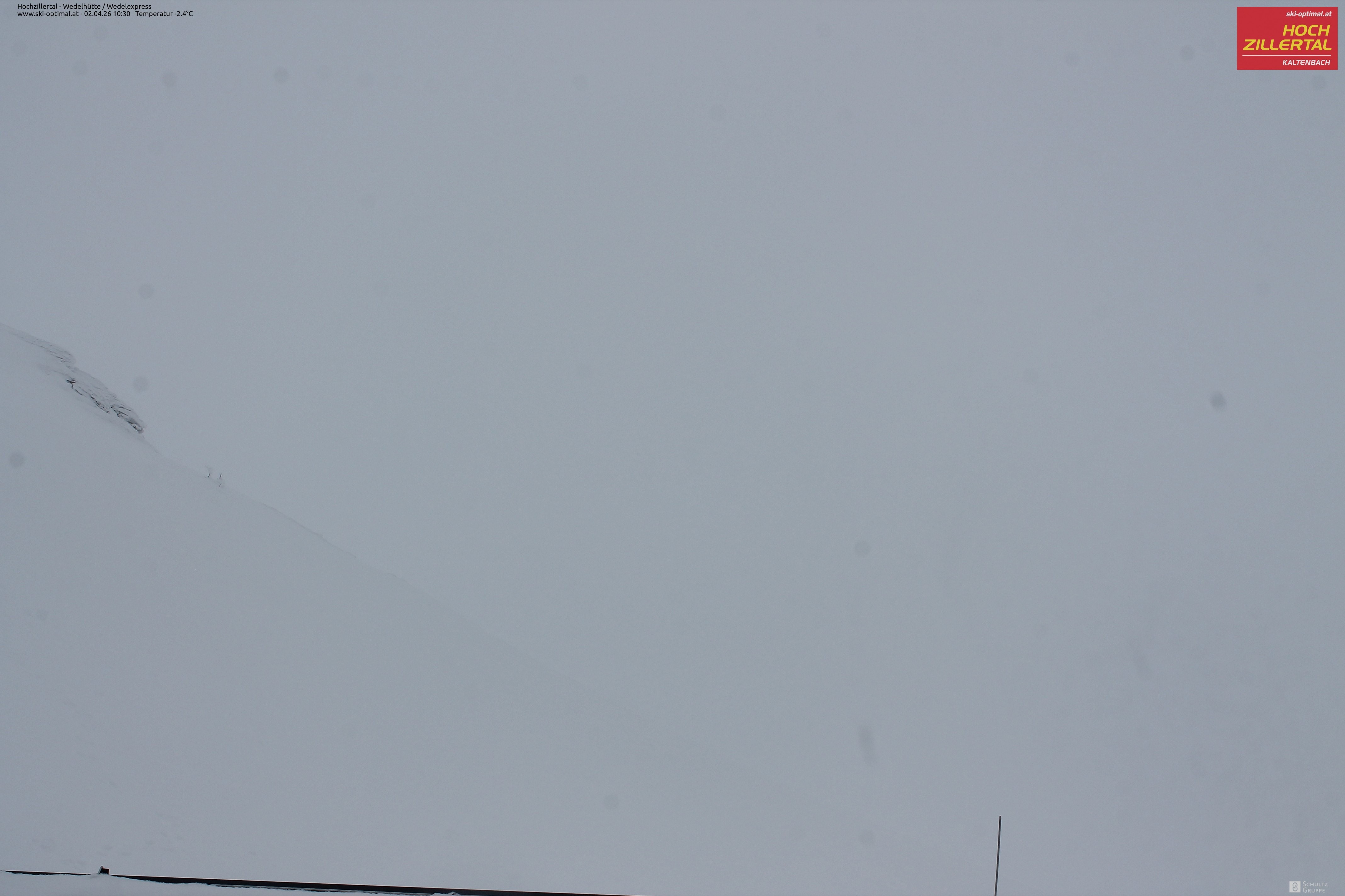 Archiv Foto Webcam Hochzillertal: Blick zur Wedelhütte