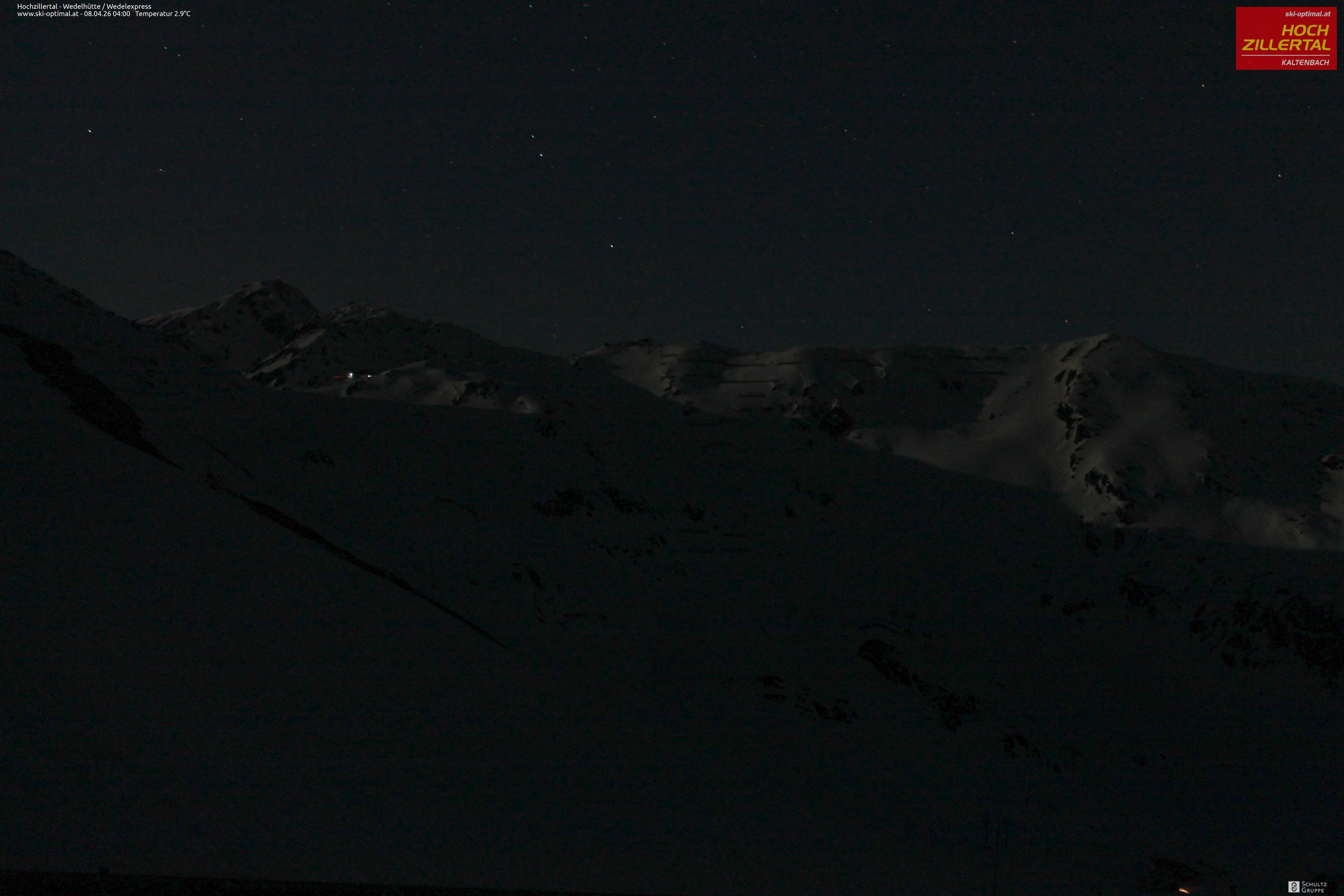 Archiv Foto Webcam Hochzillertal: Blick zur Wedelhütte