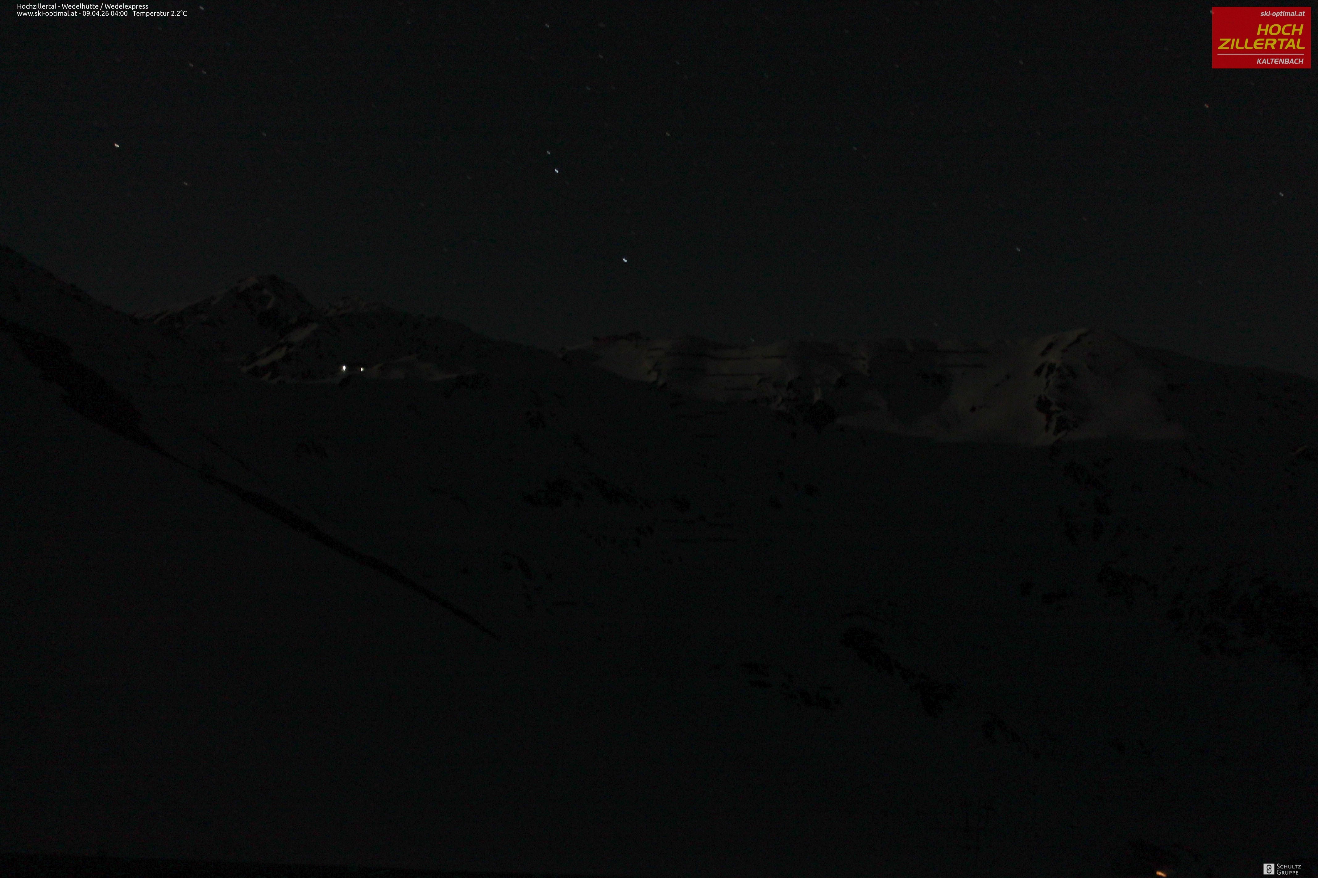 Archiv Foto Webcam Hochzillertal: Blick zur Wedelhütte
