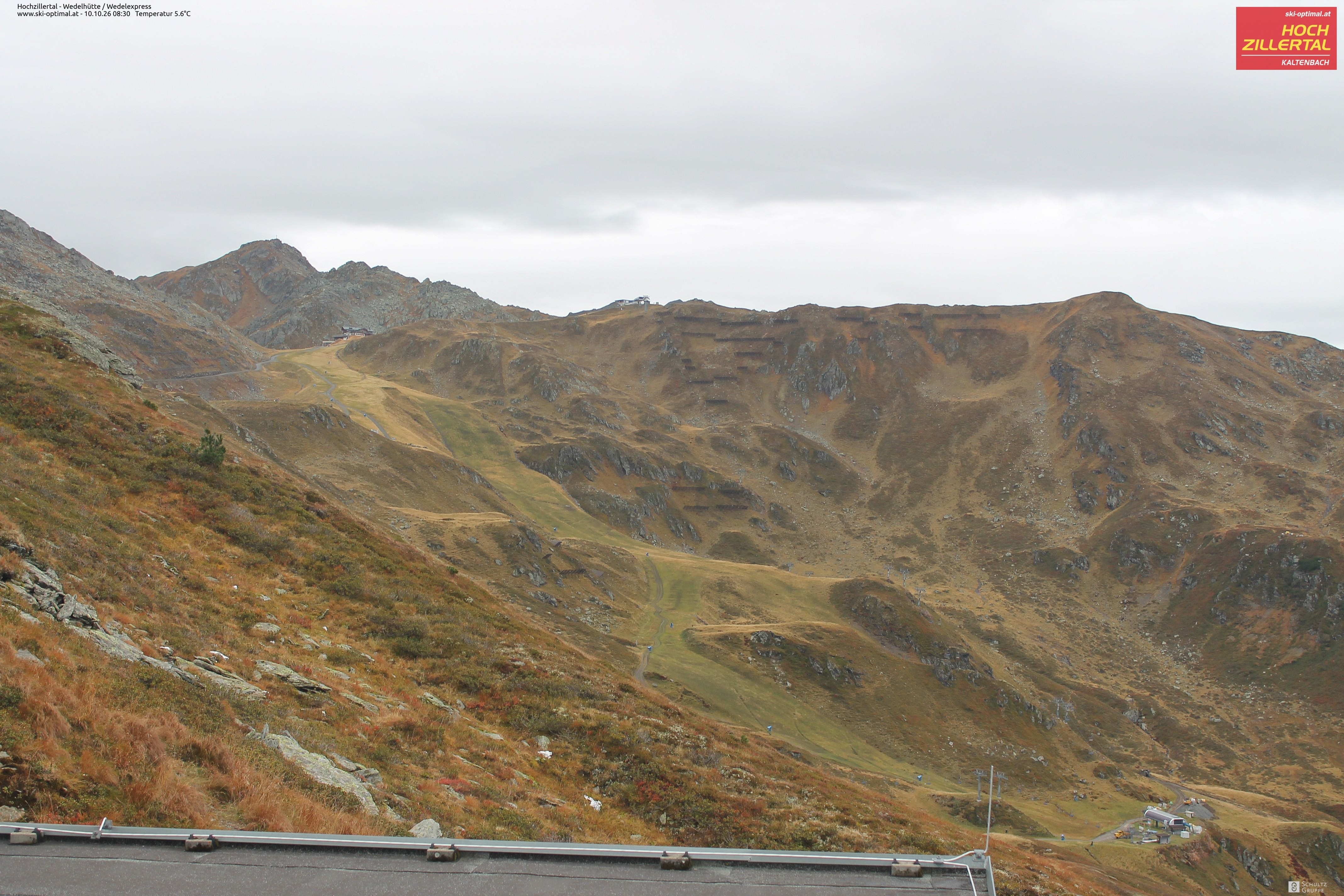 Archiv Foto Webcam Hochzillertal: Blick zur Wedelhütte