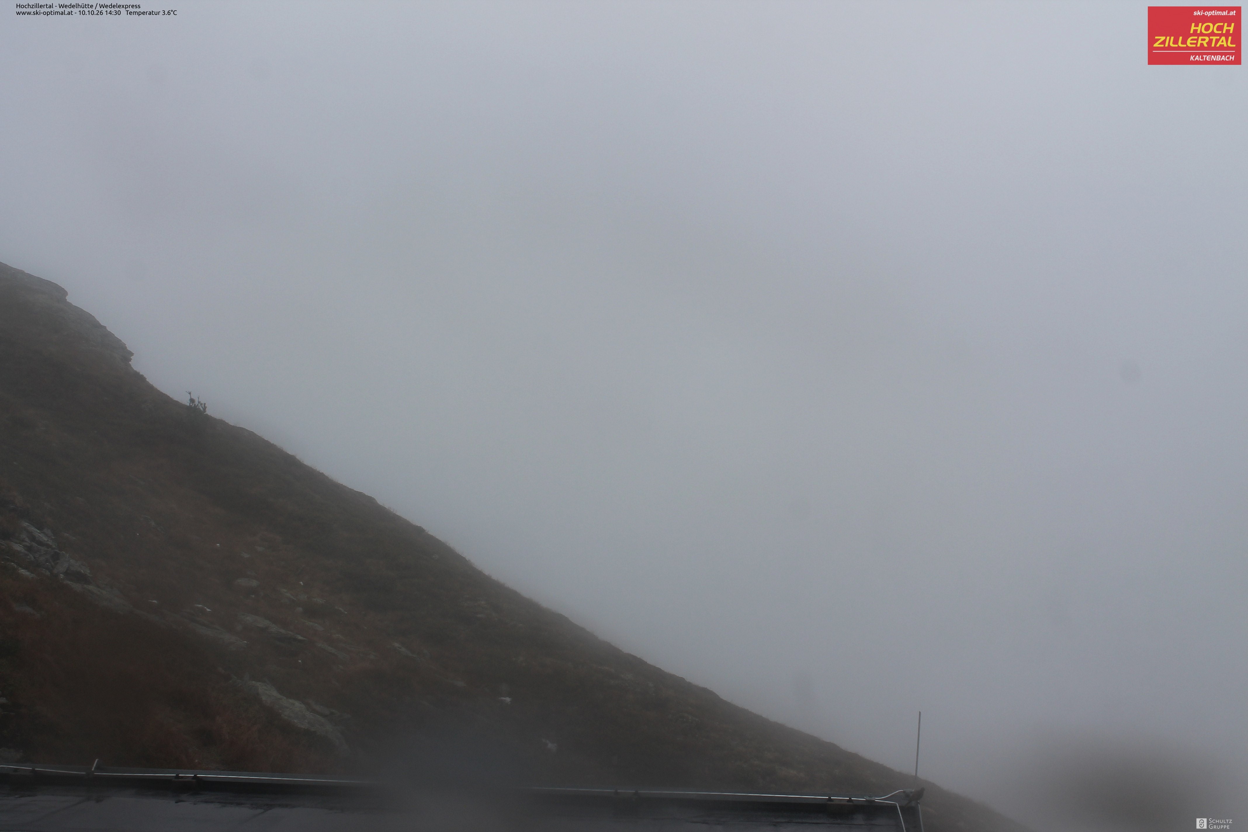 Archiv Foto Webcam Hochzillertal: Blick zur Wedelhütte