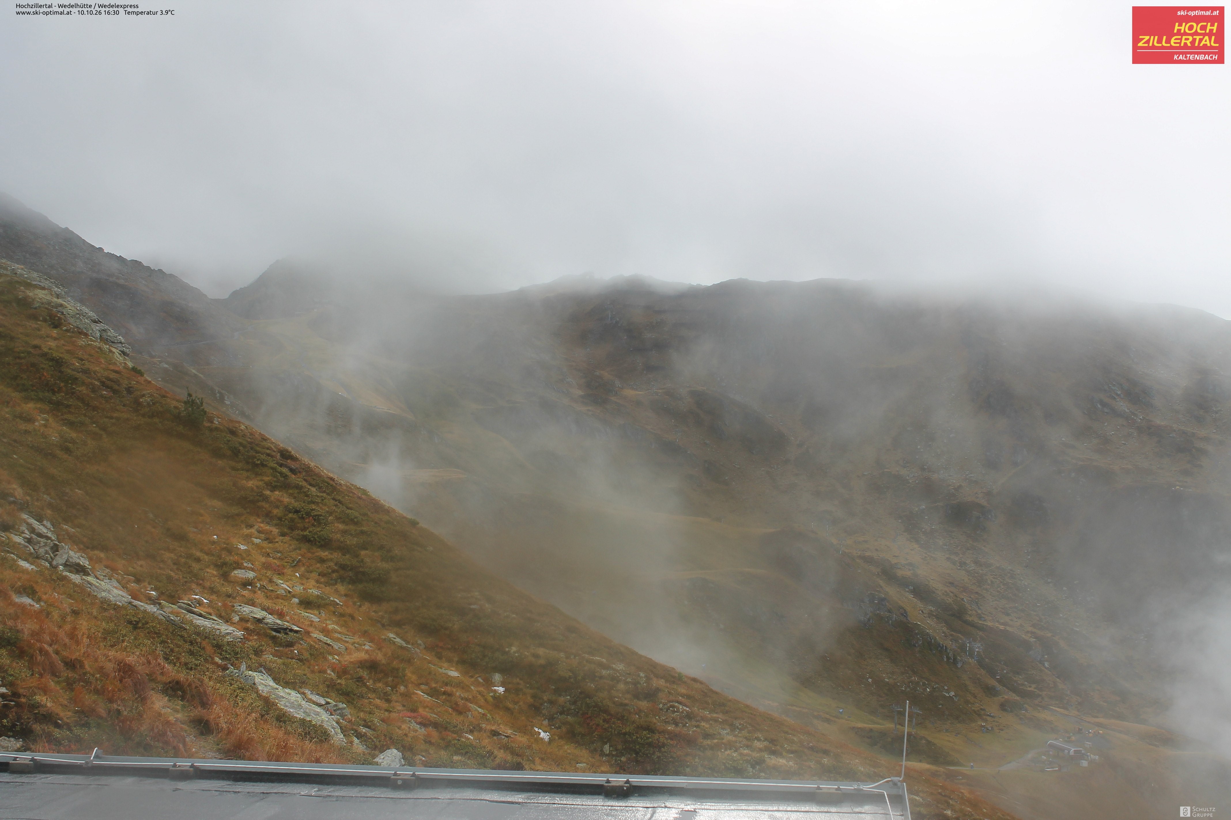 Archiv Foto Webcam Hochzillertal: Blick zur Wedelhütte
