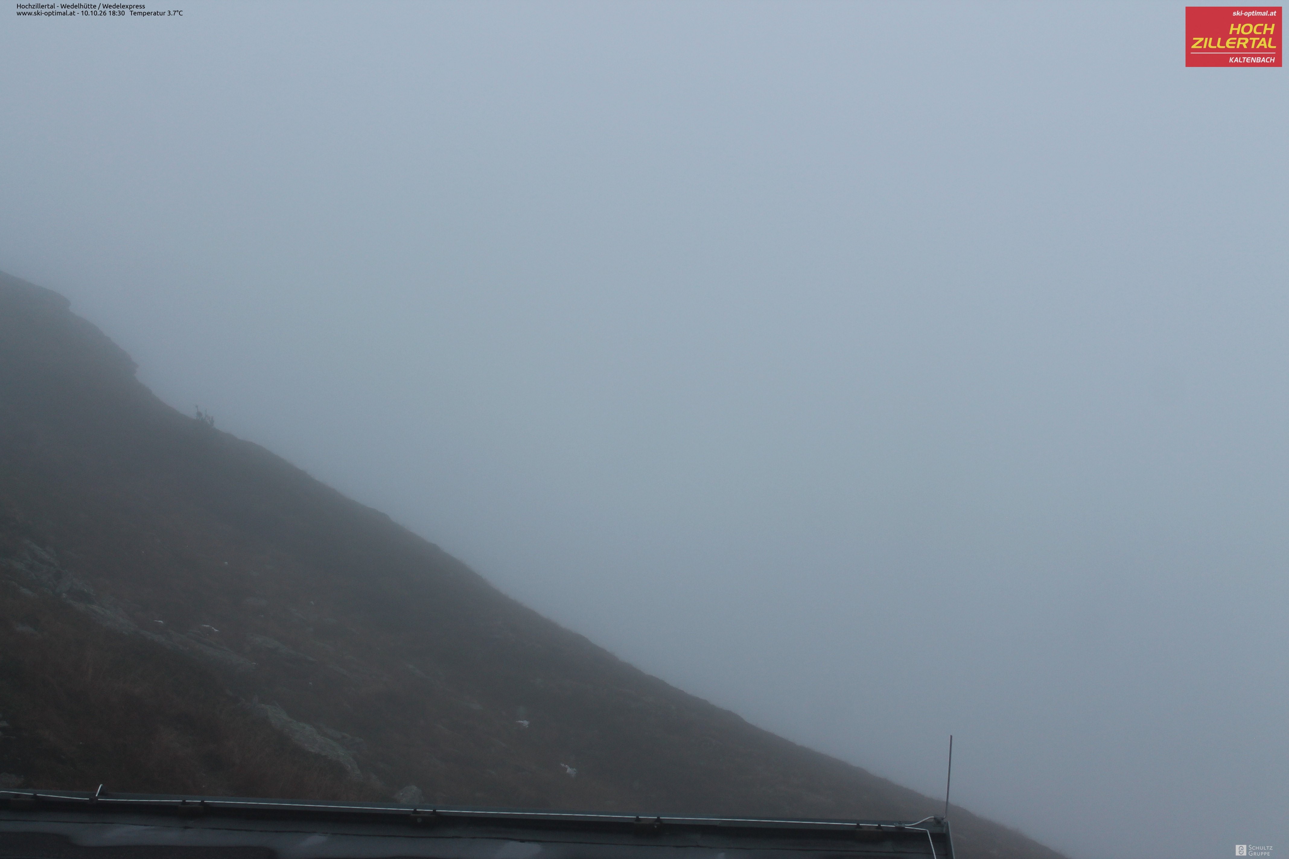 Archiv Foto Webcam Hochzillertal: Blick zur Wedelhütte