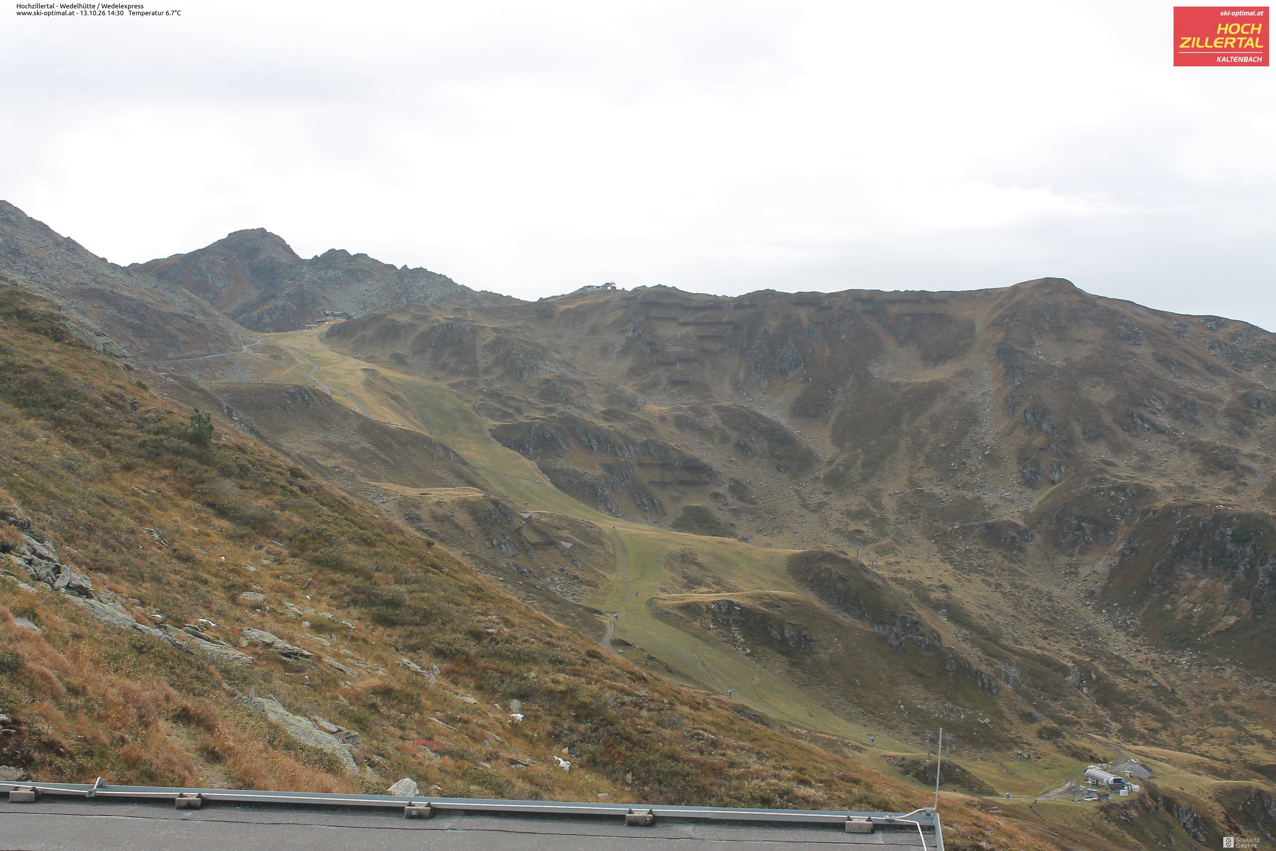 Archiv Foto Webcam Hochzillertal: Blick zur Wedelhütte