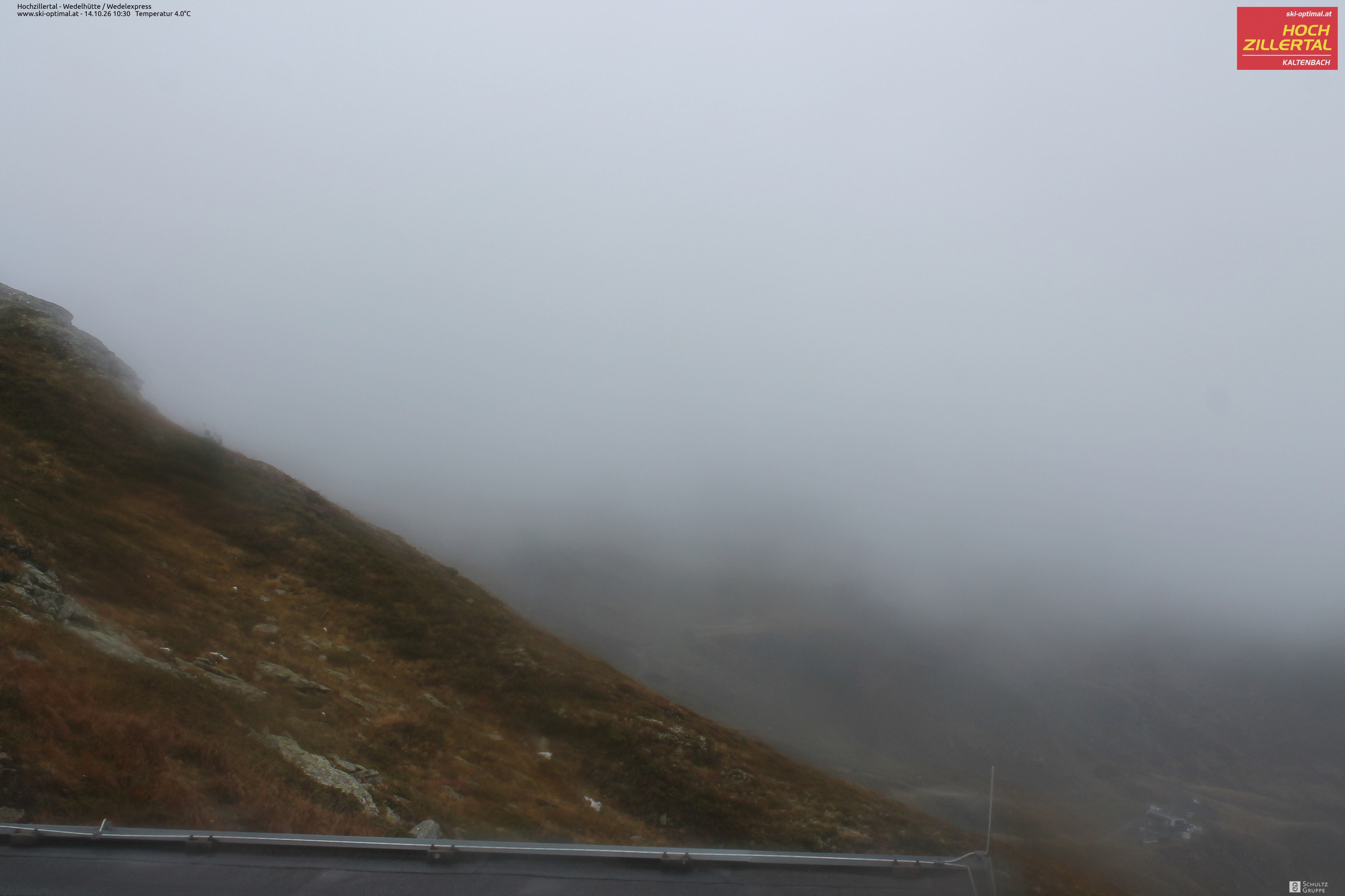 Archiv Foto Webcam Hochzillertal: Blick zur Wedelhütte