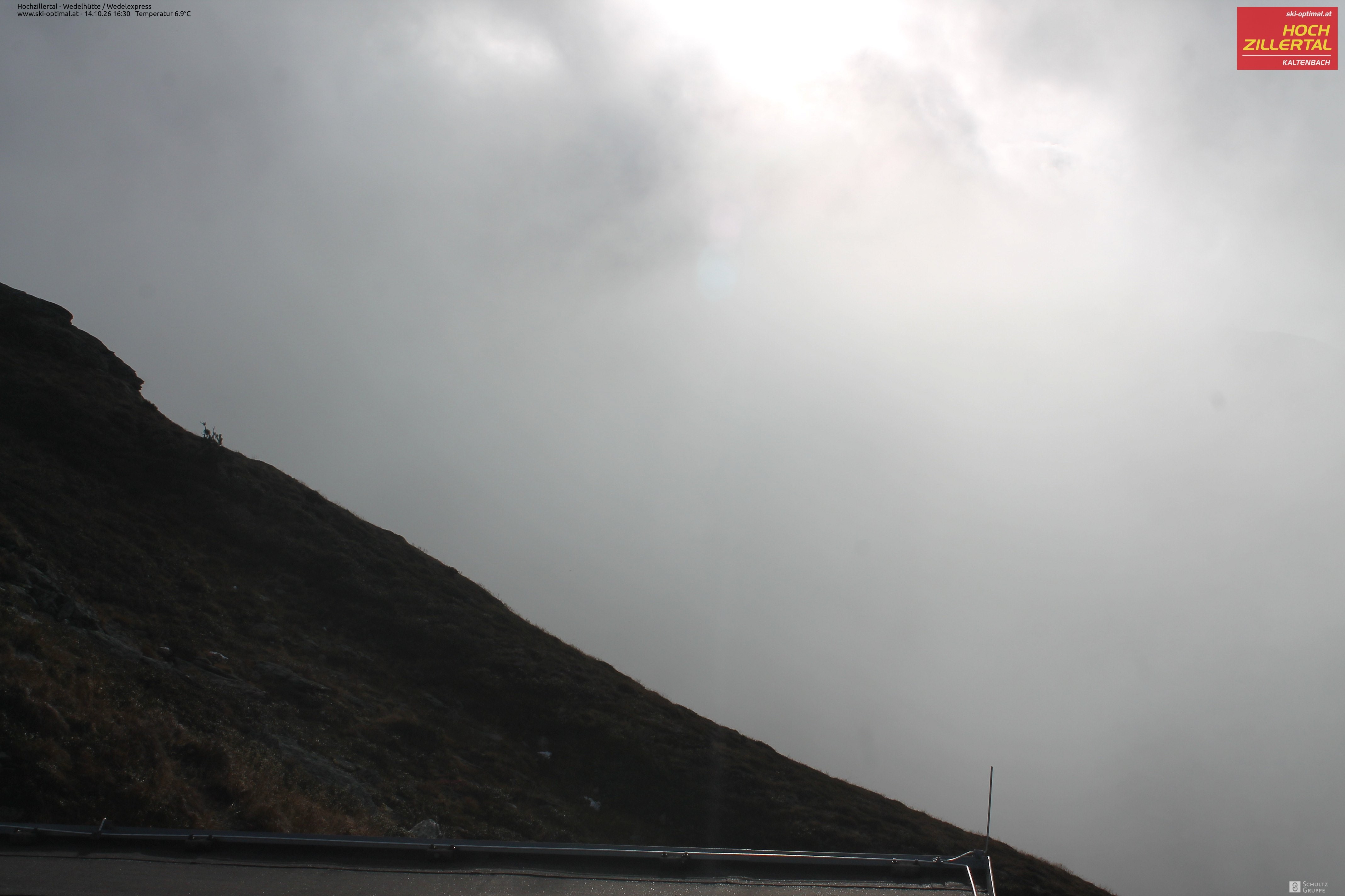 Archiv Foto Webcam Hochzillertal: Blick zur Wedelhütte