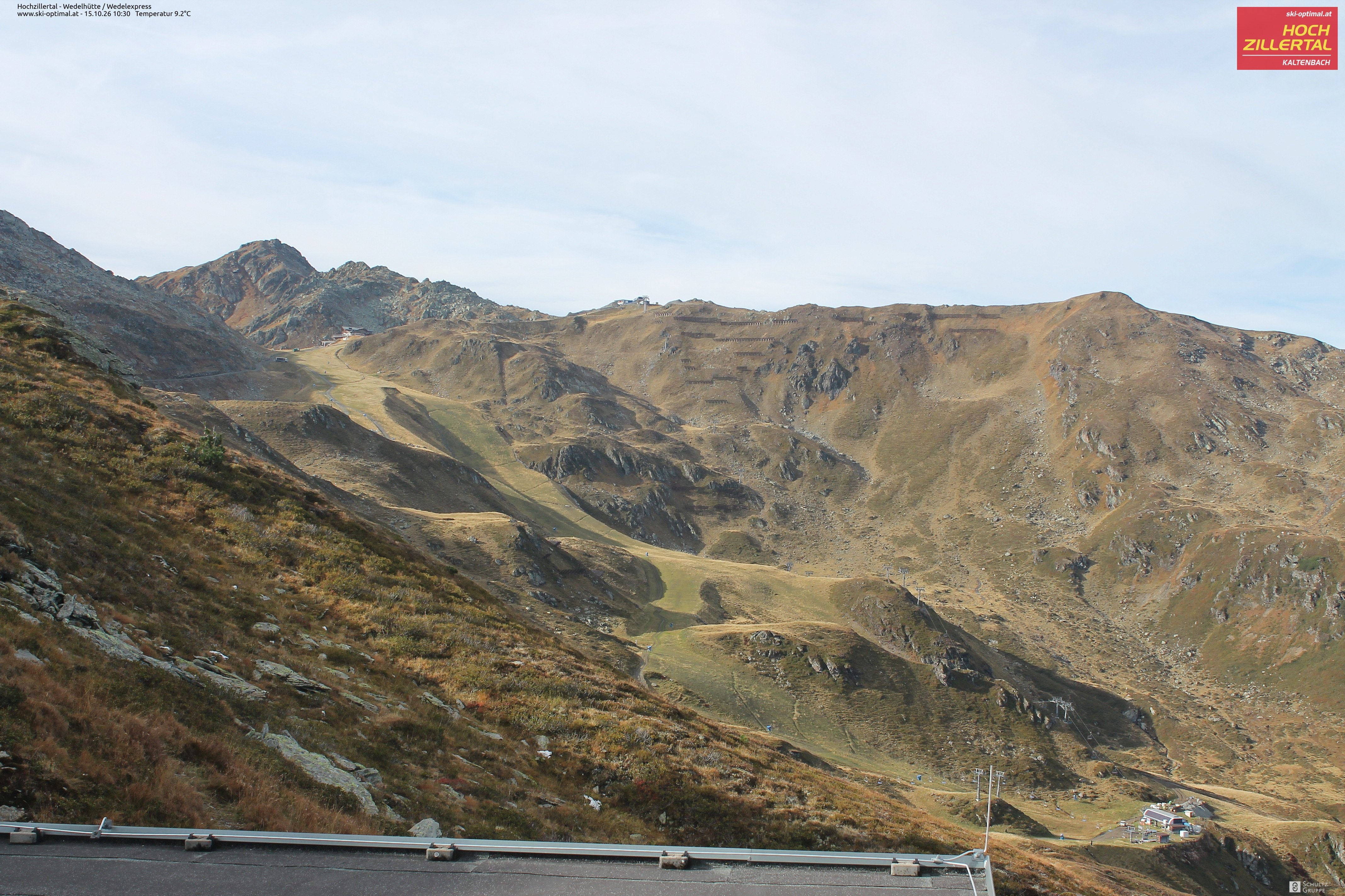 Archiv Foto Webcam Hochzillertal: Blick zur Wedelhütte