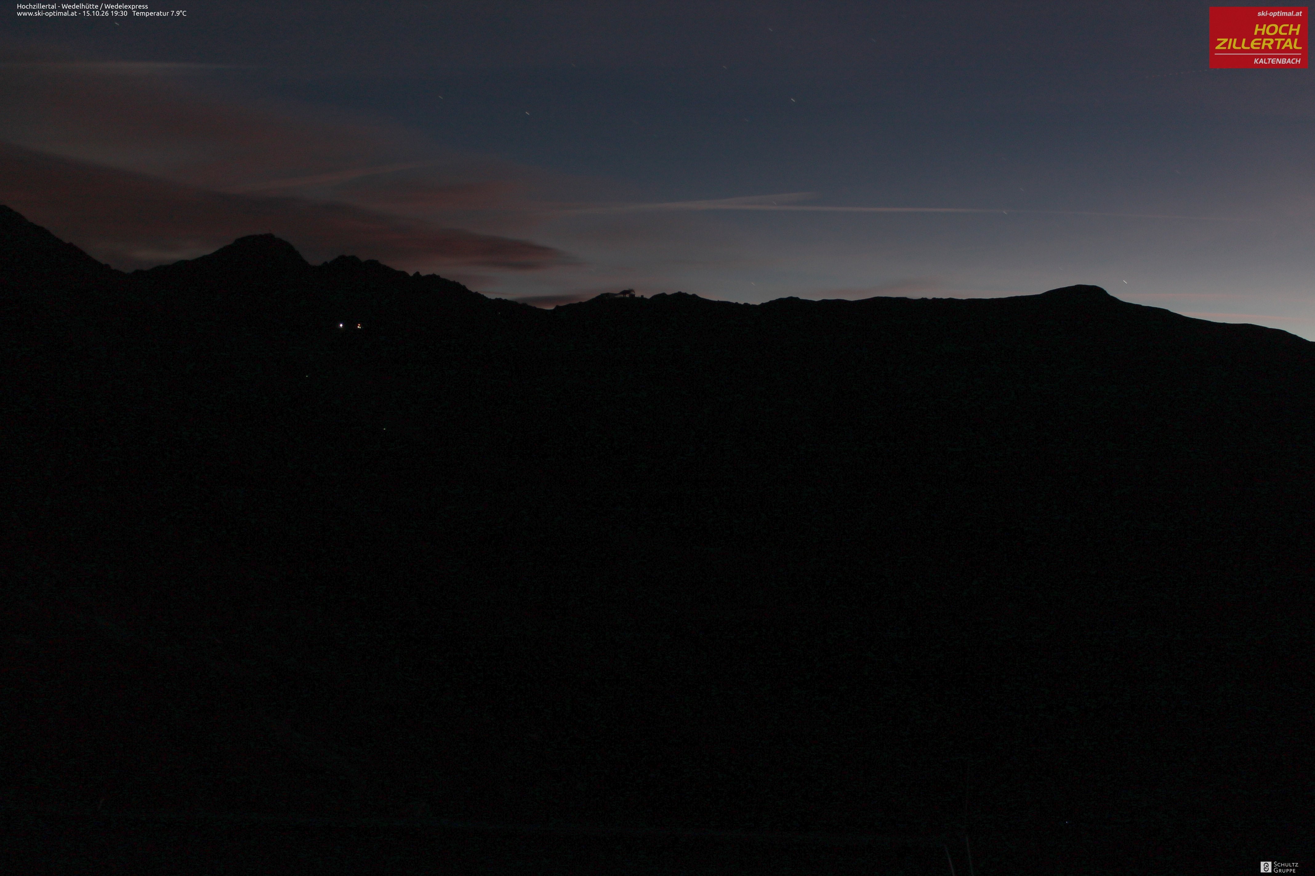 Archiv Foto Webcam Hochzillertal: Blick zur Wedelhütte