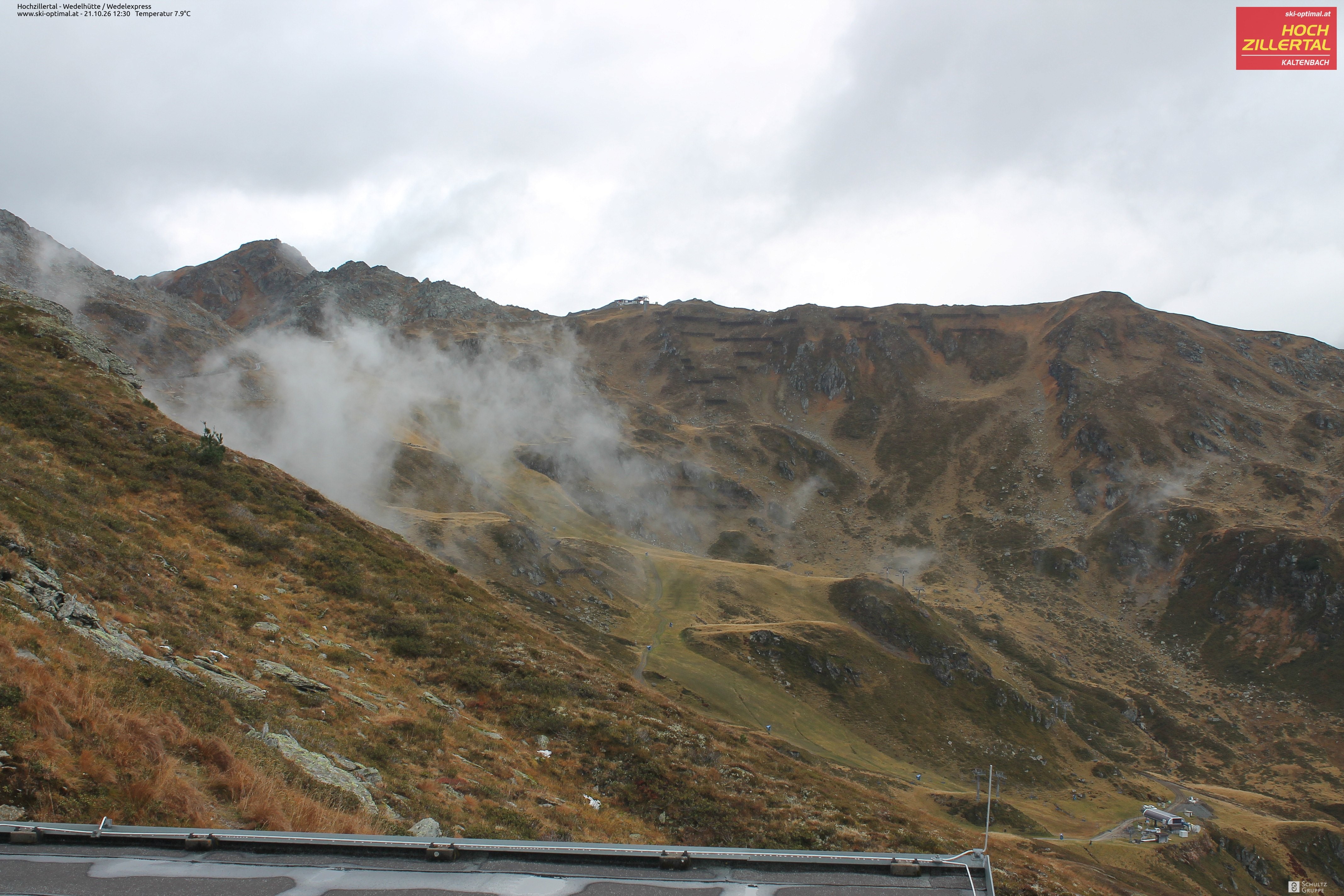 Archiv Foto Webcam Hochzillertal: Blick zur Wedelhütte
