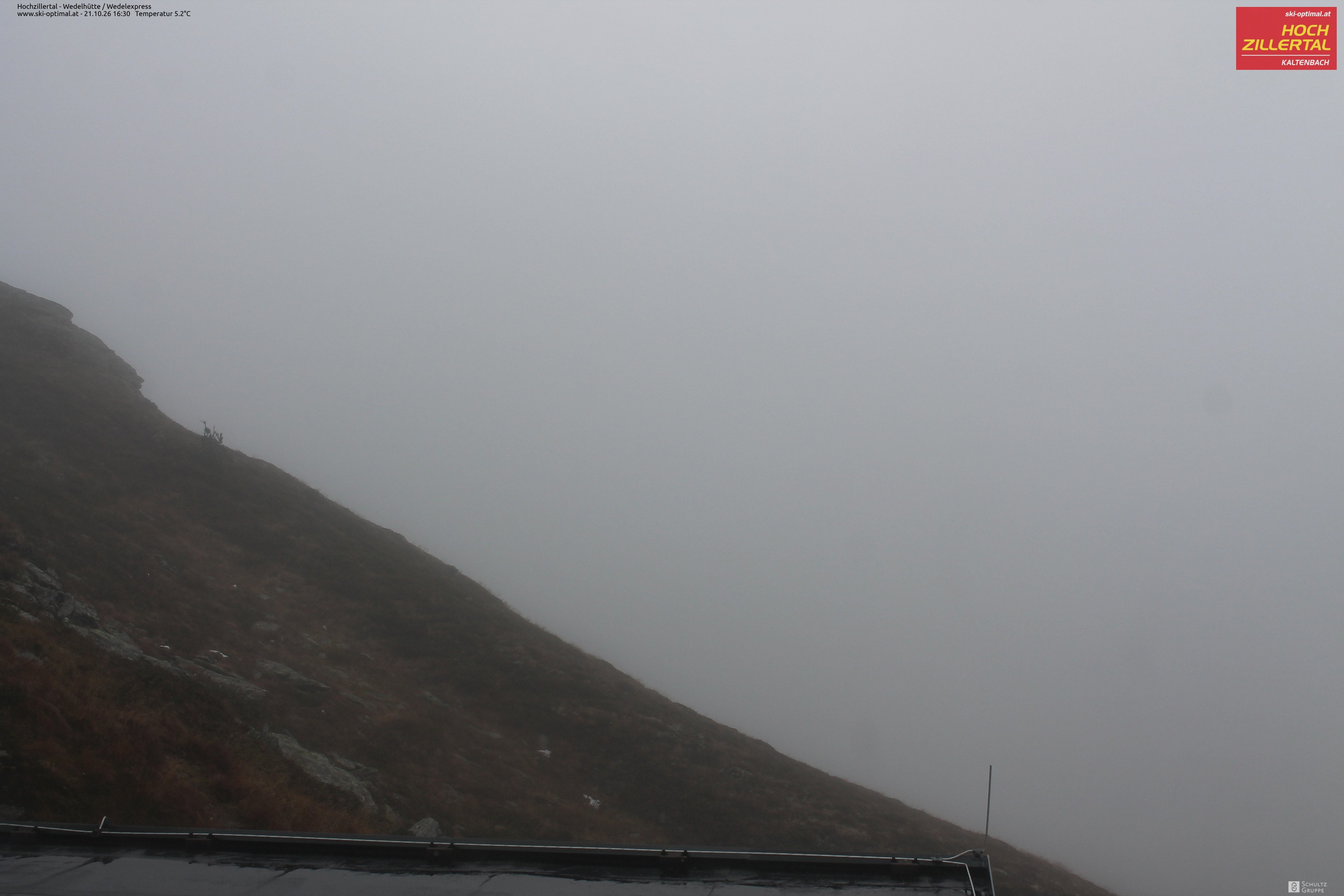 Archiv Foto Webcam Hochzillertal: Blick zur Wedelhütte