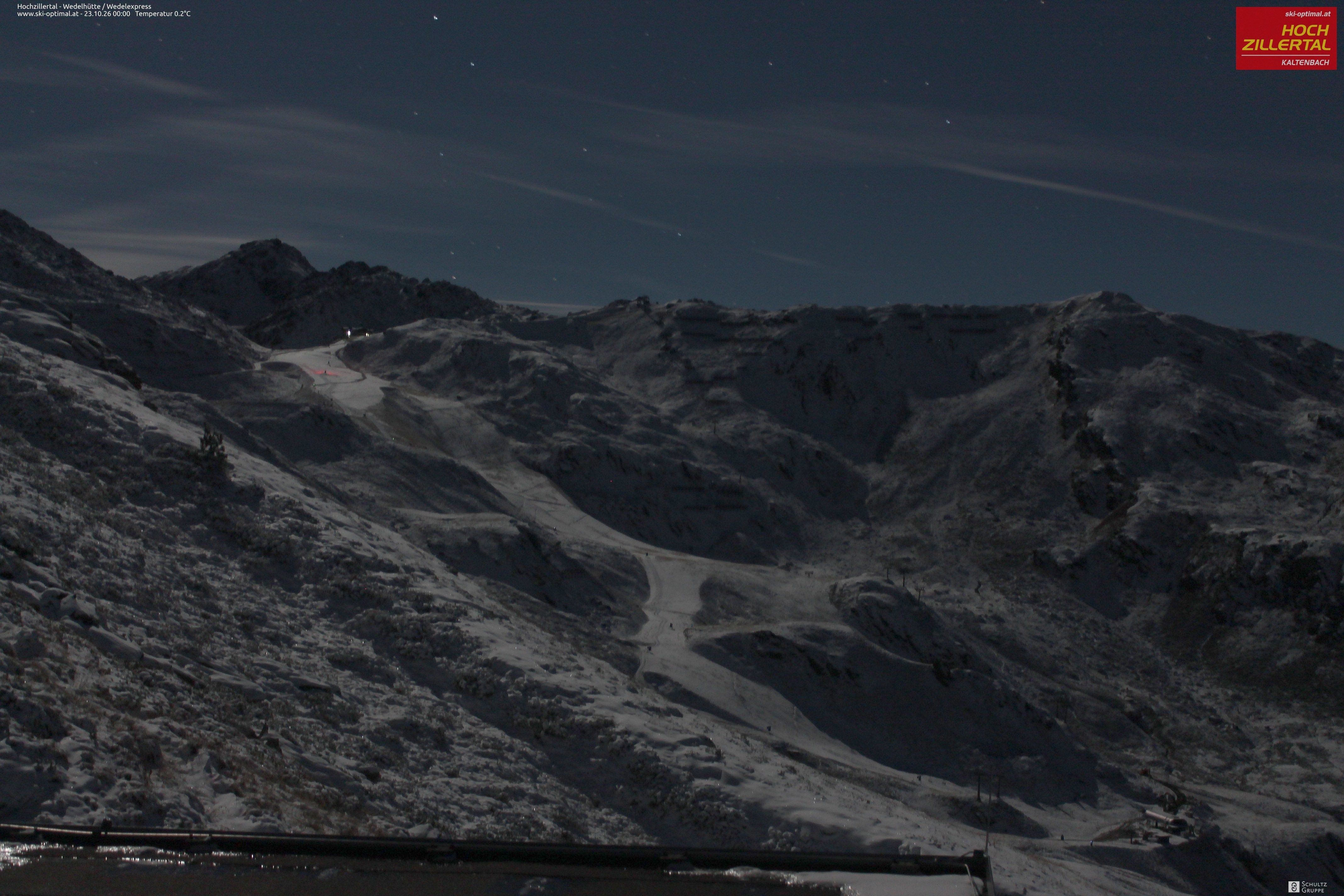 Archiv Foto Webcam Hochzillertal: Blick zur Wedelhütte