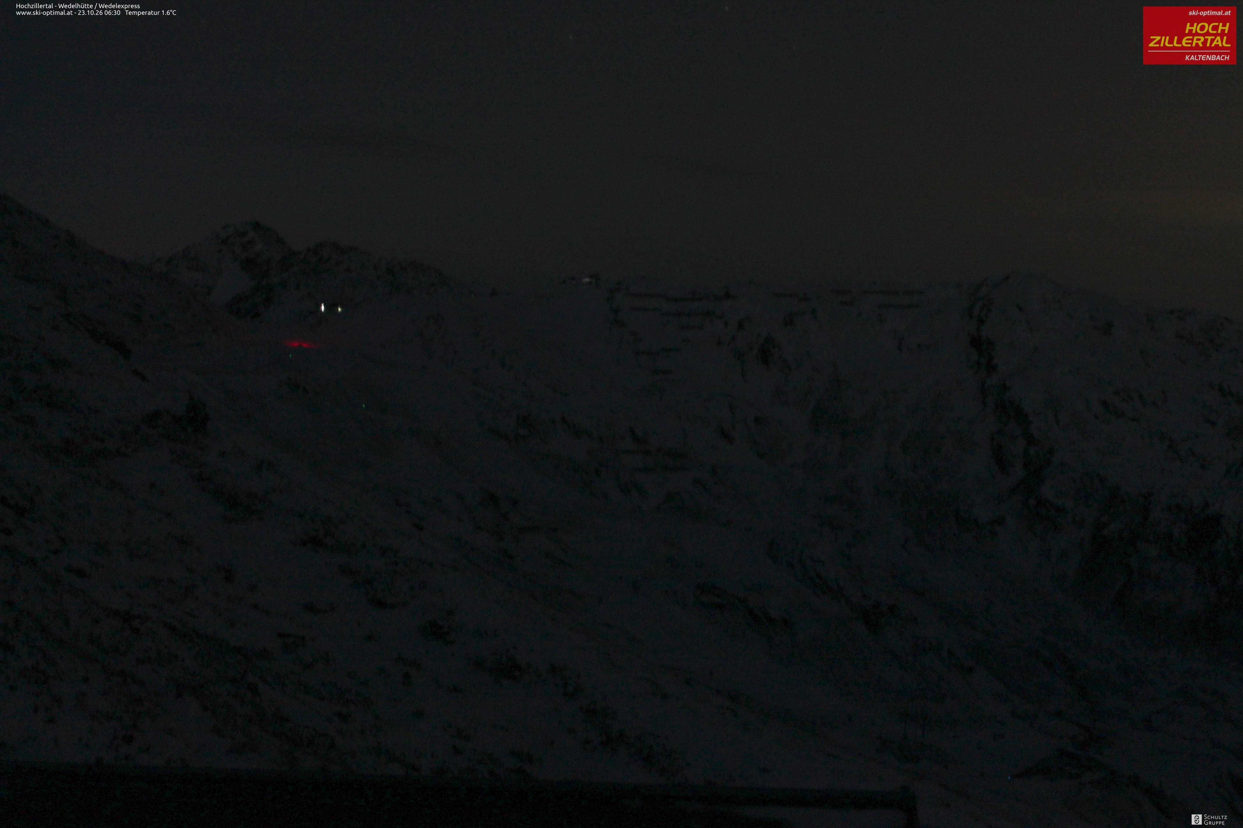 Archiv Foto Webcam Hochzillertal: Blick zur Wedelhütte