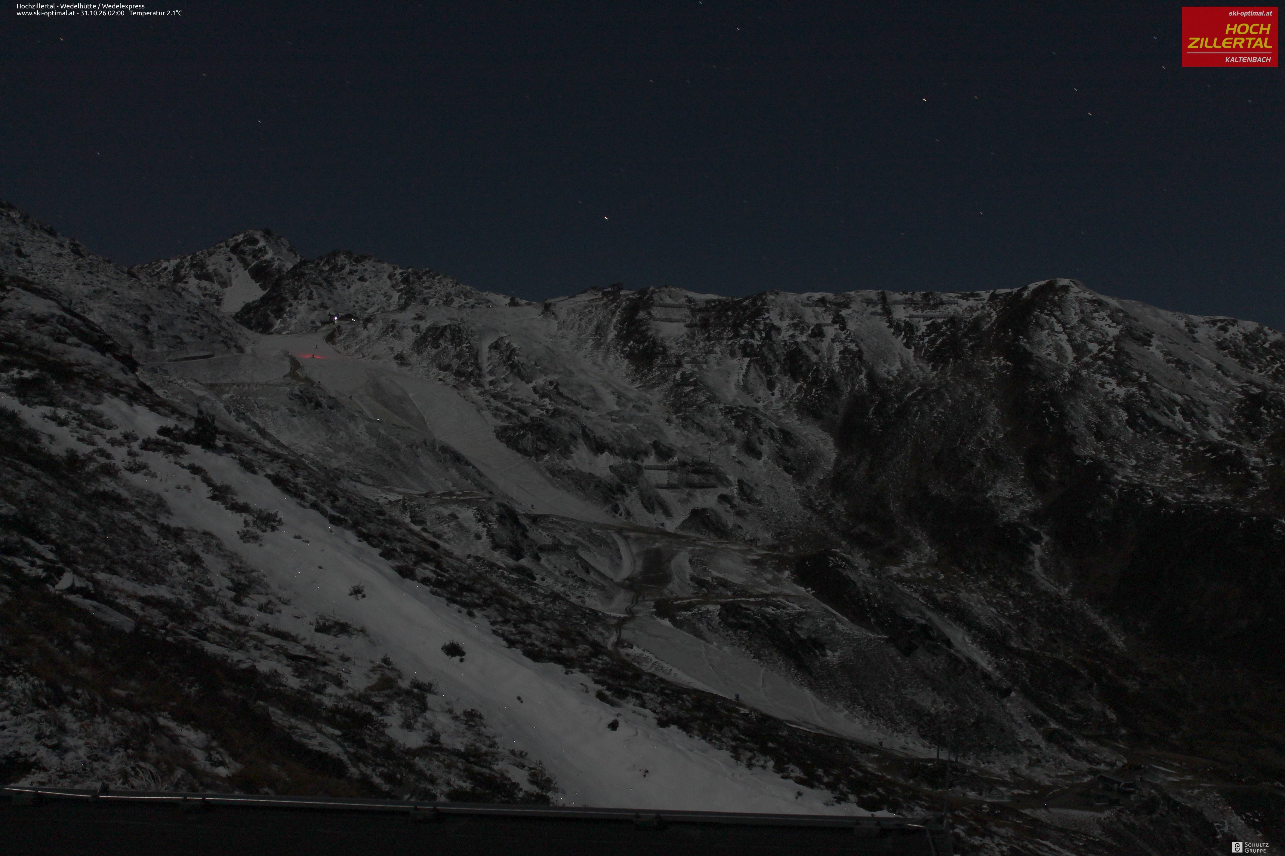 Archiv Foto Webcam Hochzillertal: Blick zur Wedelhütte