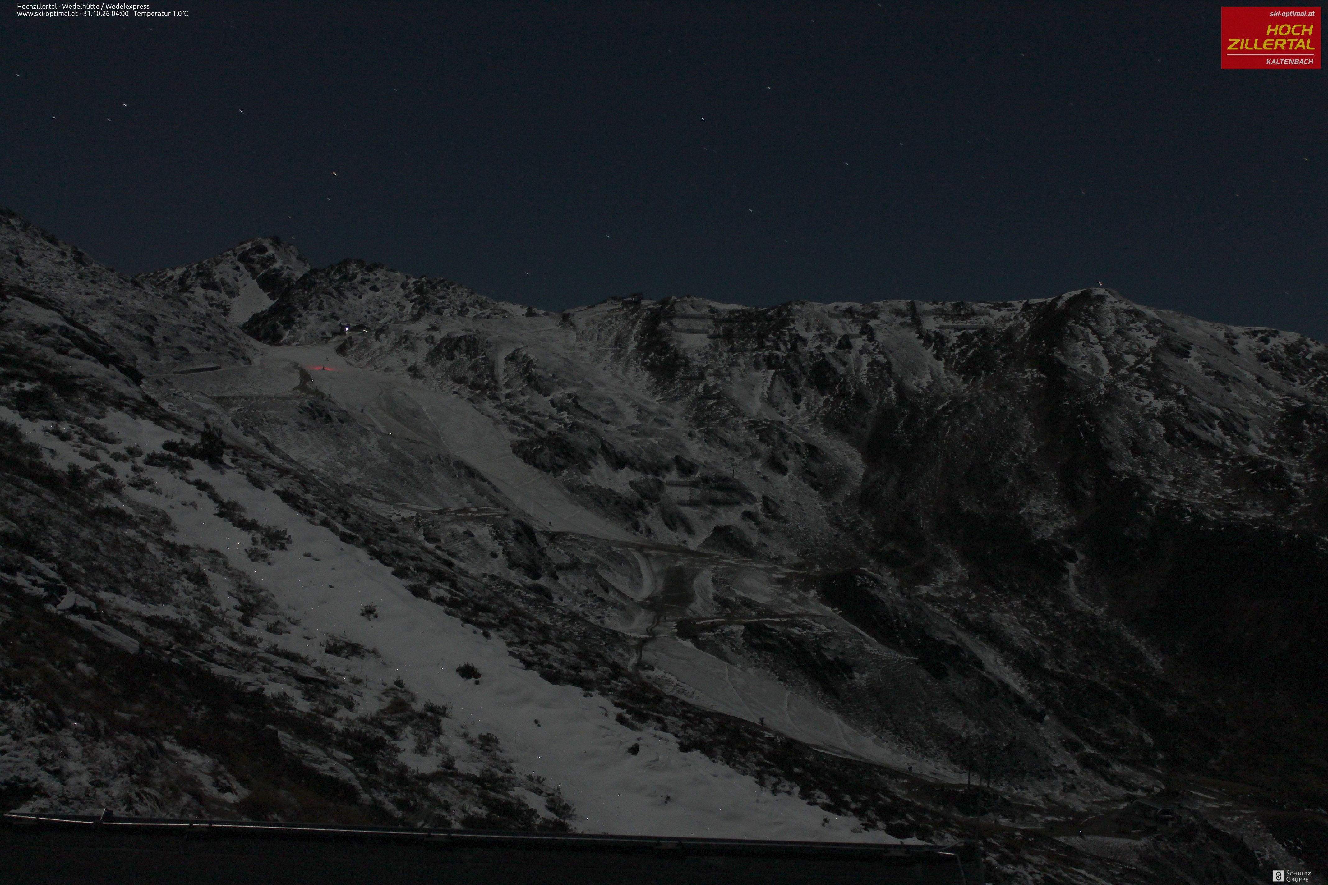 Archiv Foto Webcam Hochzillertal: Blick zur Wedelhütte