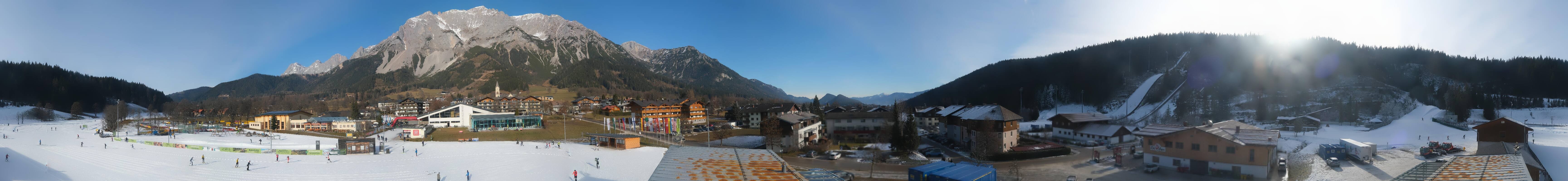 Archiv Foto Webcam Ramsau Skistadion