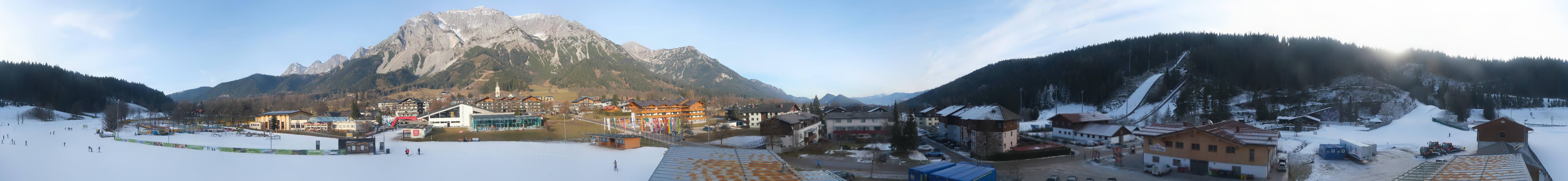 Archiv Foto Webcam Ramsau Skistadion