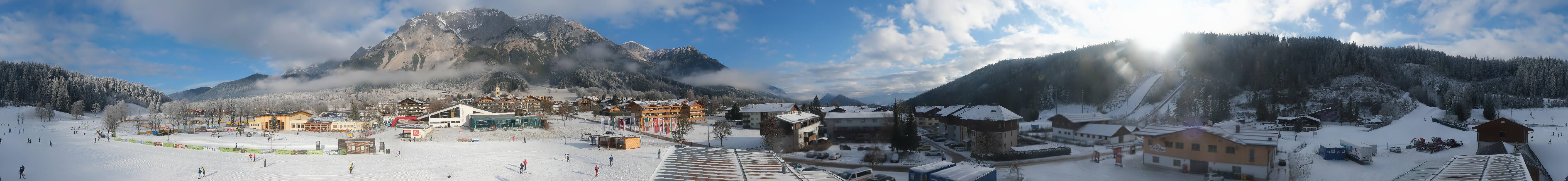 Archiv Foto Webcam Ramsau Skistadion