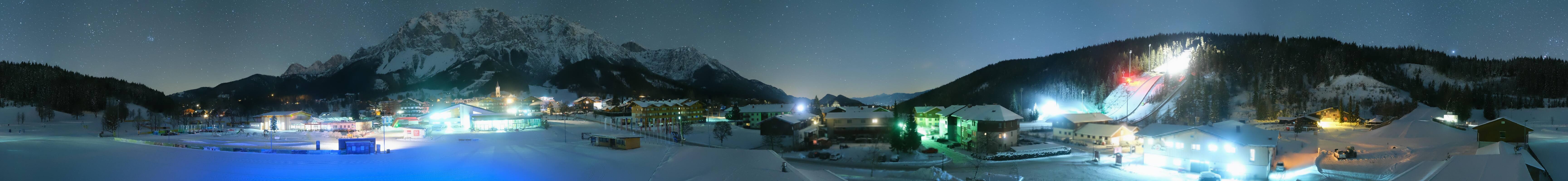 Archiv Foto Webcam Ramsau Skistadion