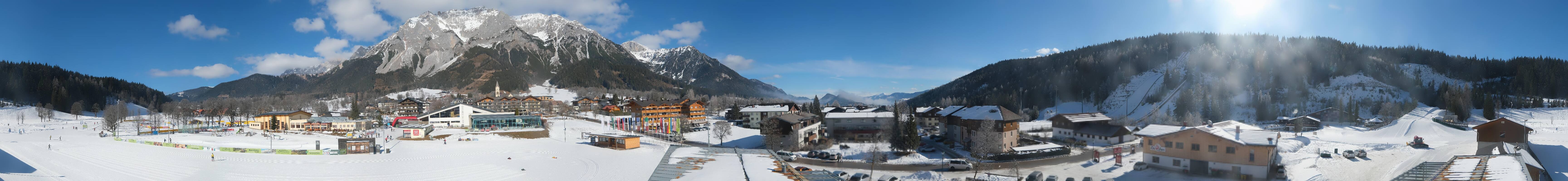 Archiv Foto Webcam Ramsau Skistadion