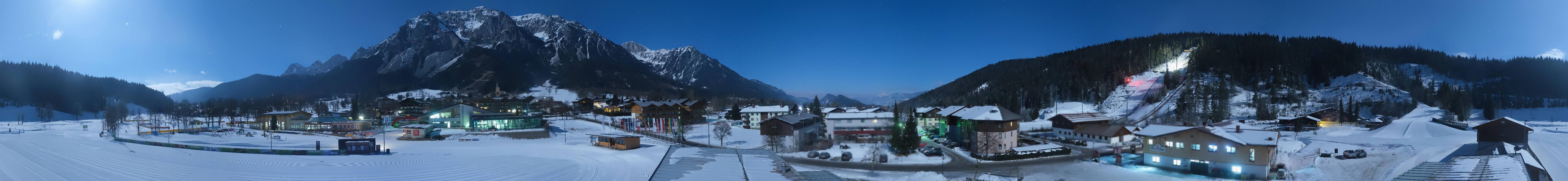 Archiv Foto Webcam Ramsau Skistadion