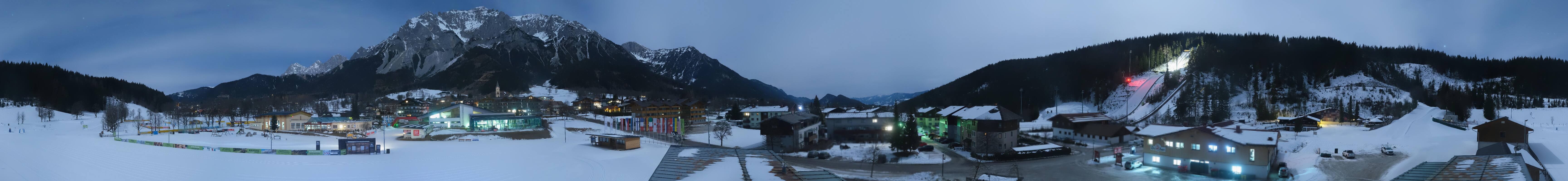 Archived image Webcam Panoramic view Ramsau ski stadium