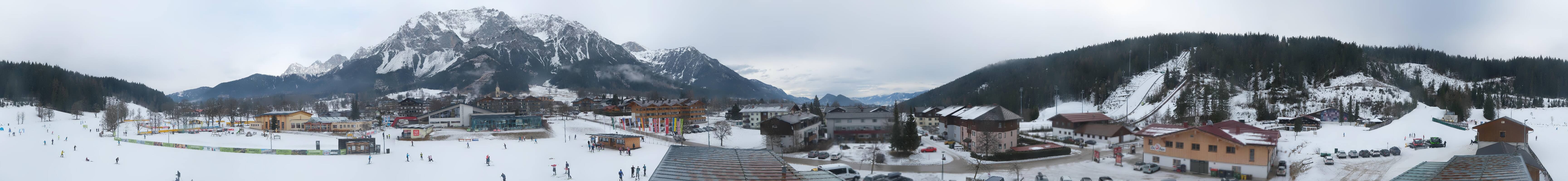 Archiv Foto Webcam Ramsau Skistadion