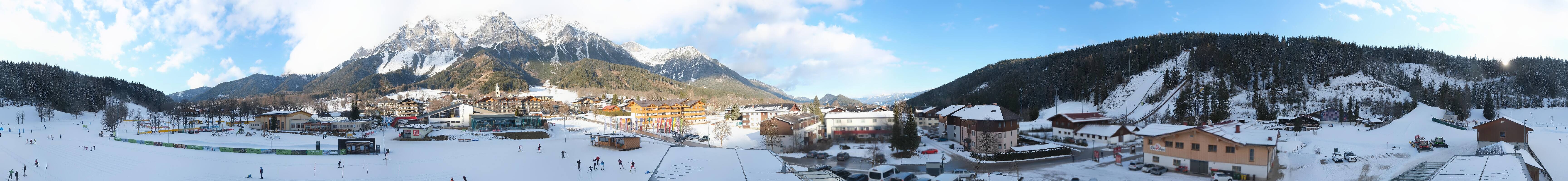 Archiv Foto Webcam Ramsau Skistadion