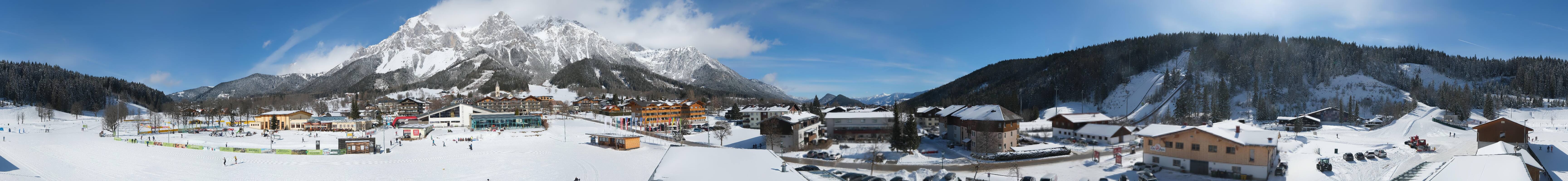 Archiv Foto Webcam Ramsau Skistadion