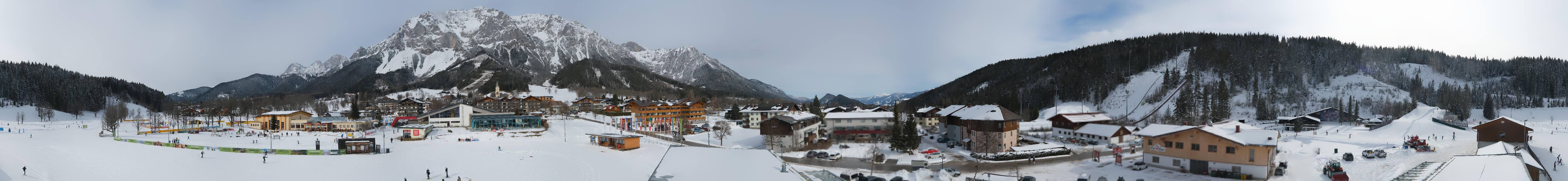 Archiv Foto Webcam Ramsau Skistadion