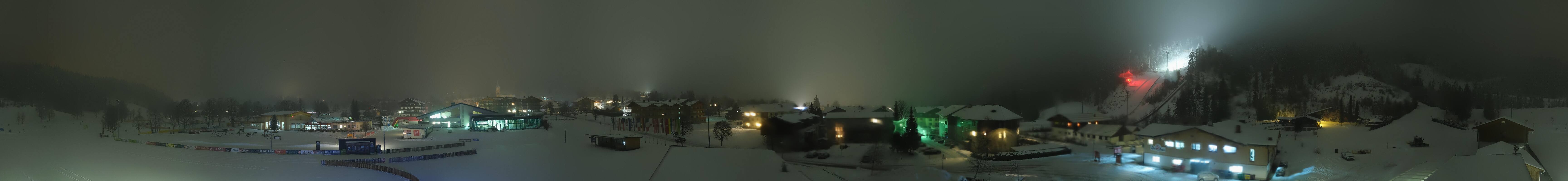 Archived image Webcam Panoramic view Ramsau ski stadium