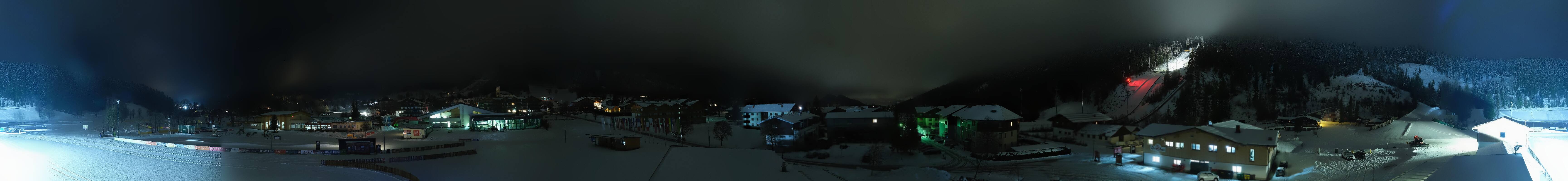 Archived image Webcam Panoramic view Ramsau ski stadium