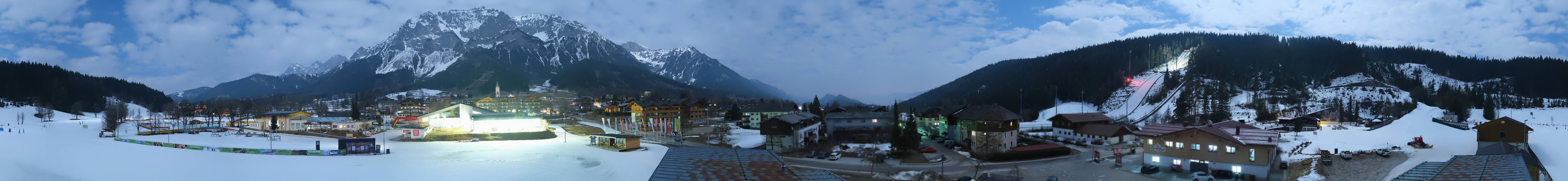 Archiv Foto Webcam Ramsau Skistadion
